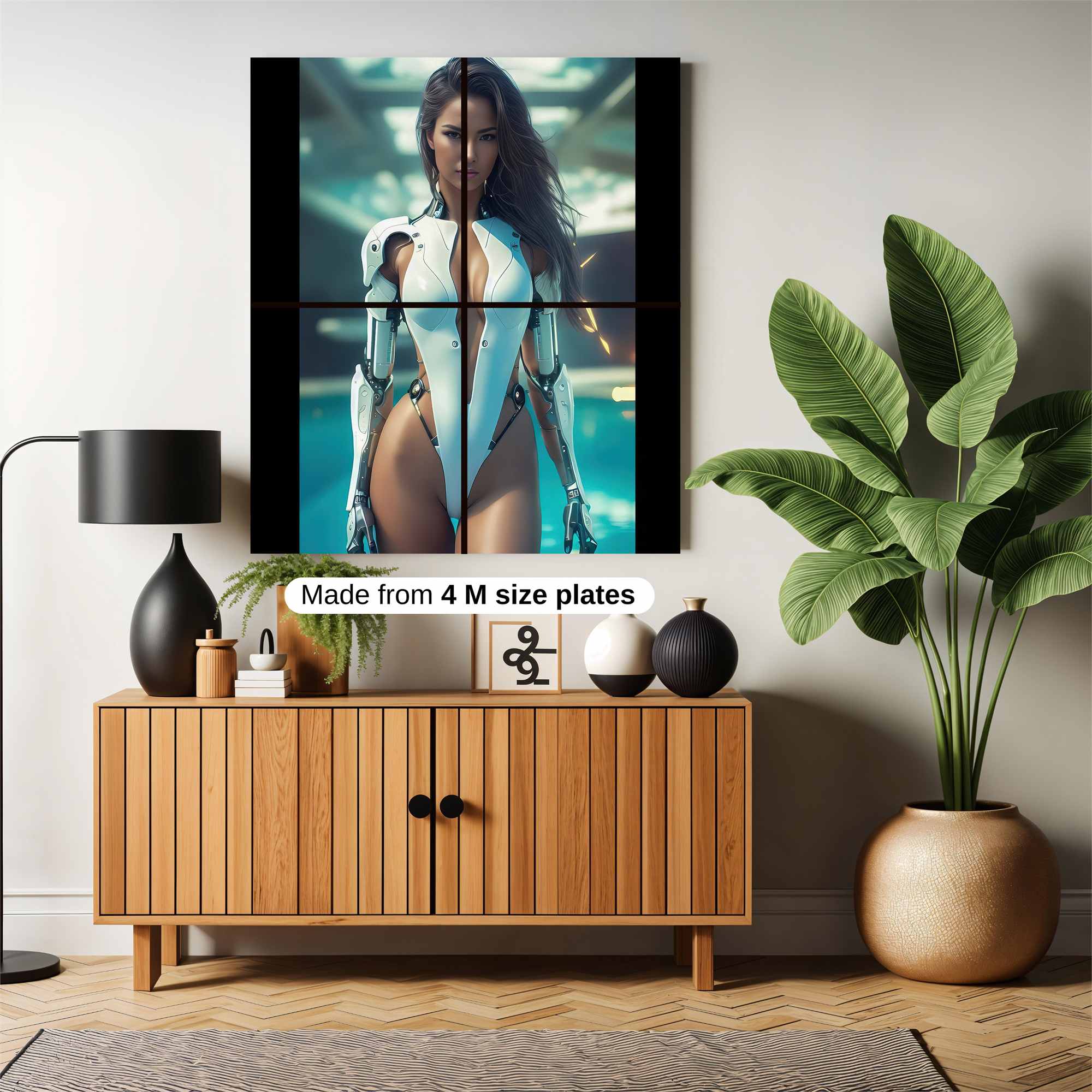 Cyber Siren Safe Wall Magnetic / M