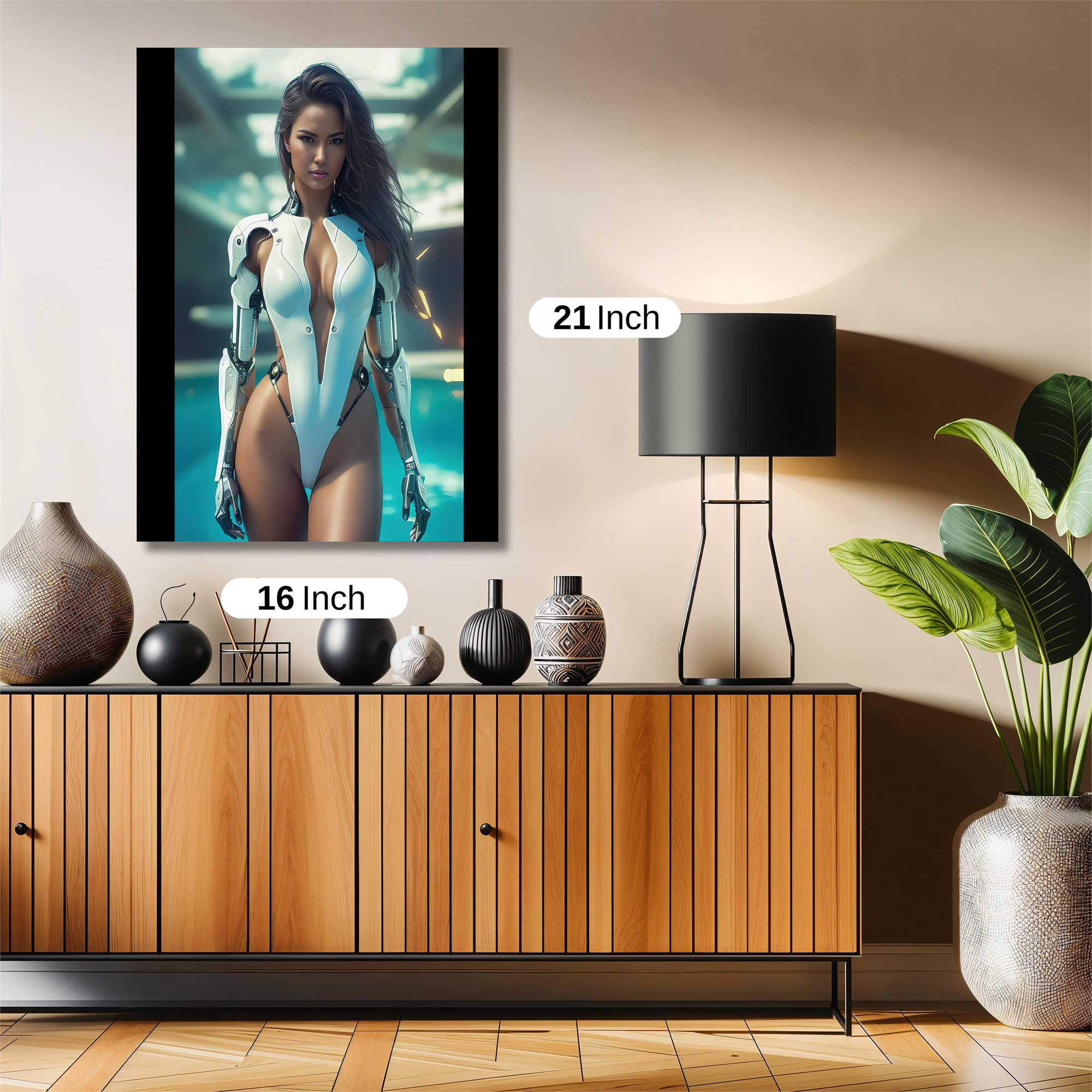 Cyber Siren Safe Wall Magnetic / M