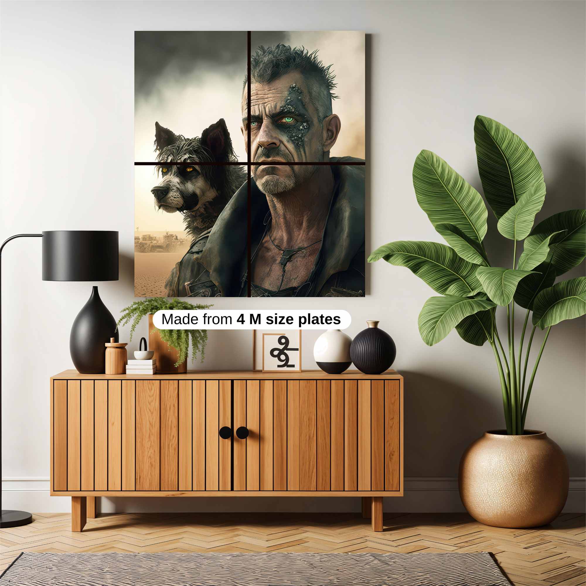 Wasteland Warrior Safe Wall Magnetic / M