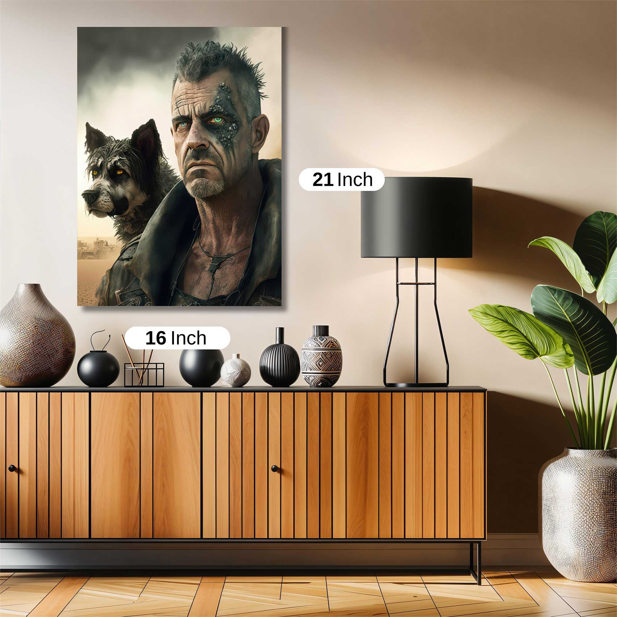 Wasteland Warrior Safe Wall Magnetic / M
