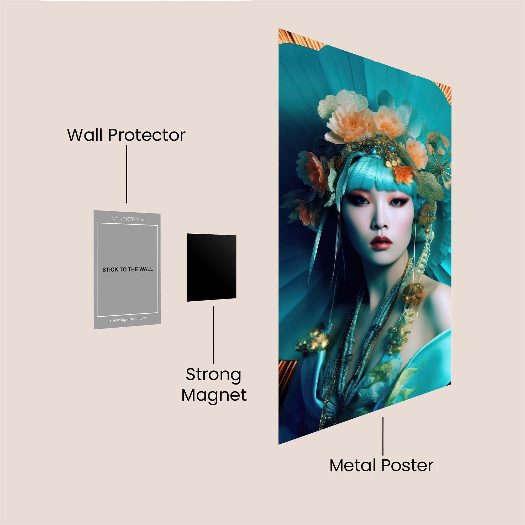 Aqua Enchantress Safe Wall Magnetic / M