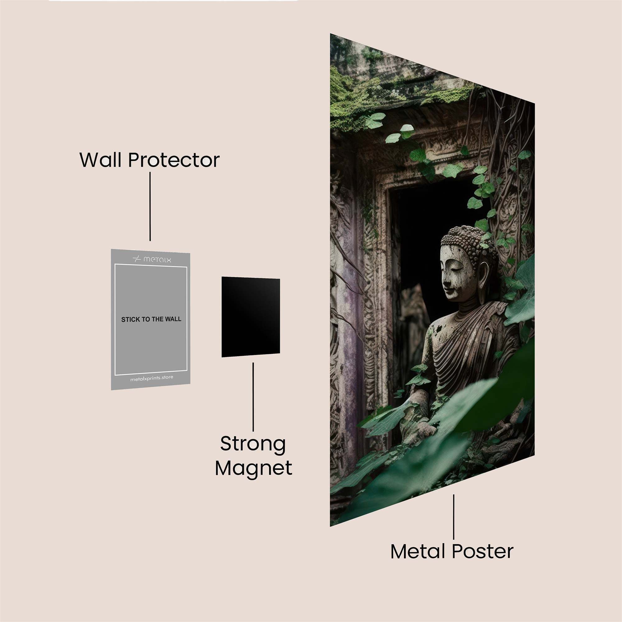 Buddha Serenity Safe Wall Magnetic / M