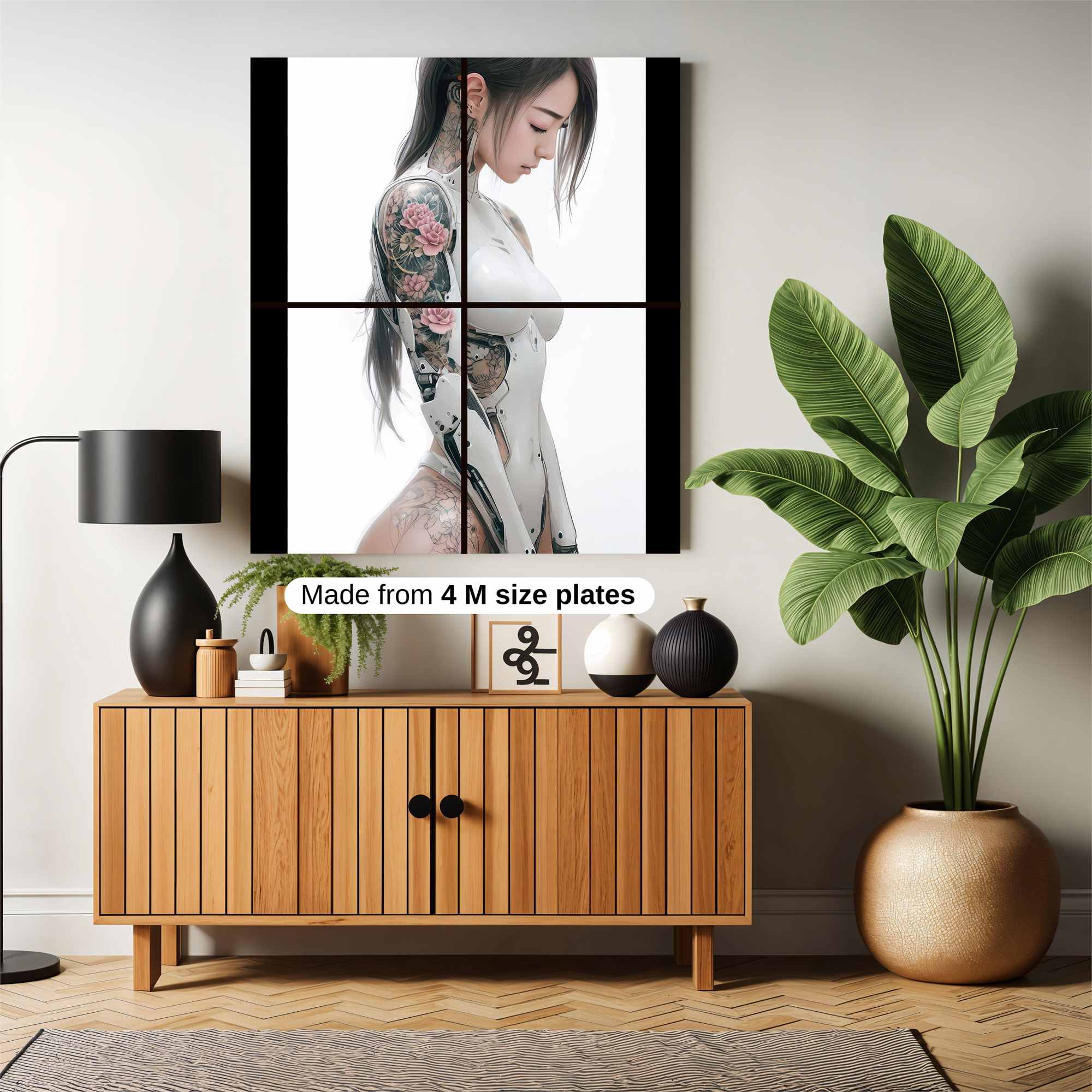 Cyber Serenity Safe Wall Magnetic / M