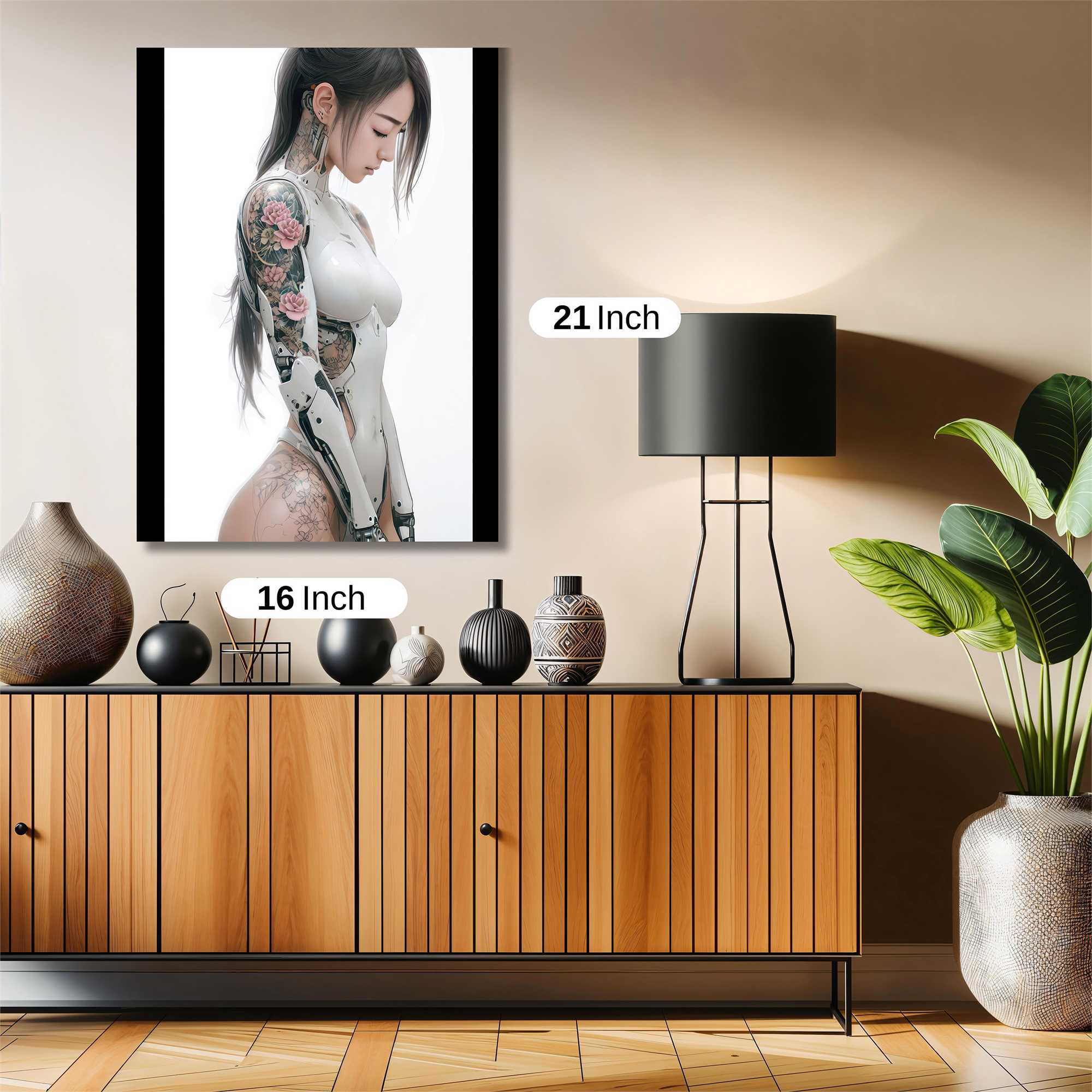 Cyber Serenity Safe Wall Magnetic / M