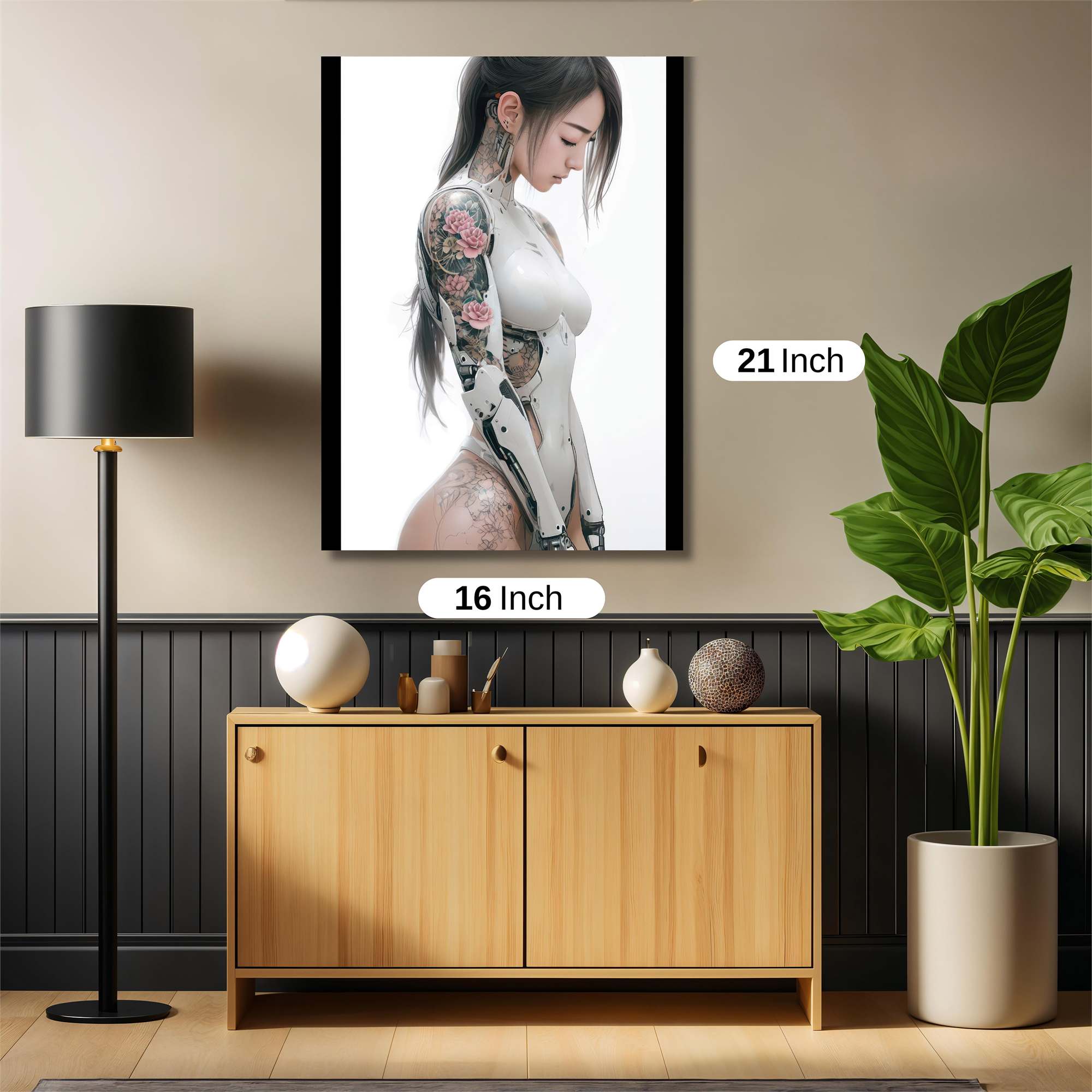 Cyber Serenity Safe Wall Magnetic / M