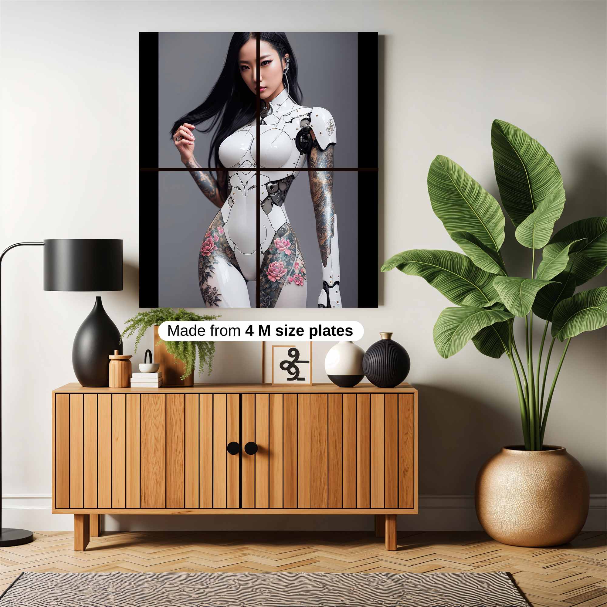 Cyber Blossom Safe Wall Magnetic / M