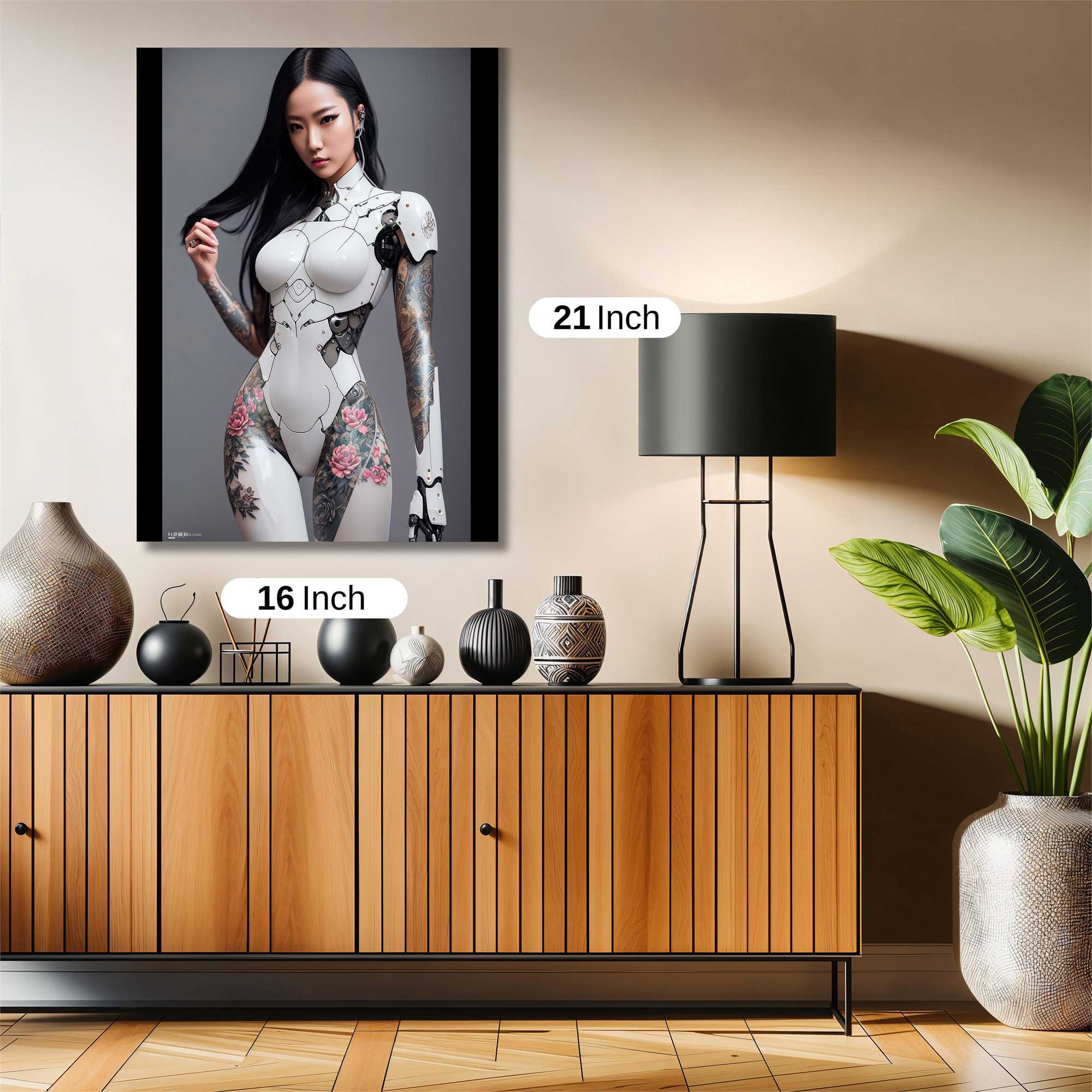 Cyber Blossom Safe Wall Magnetic / M