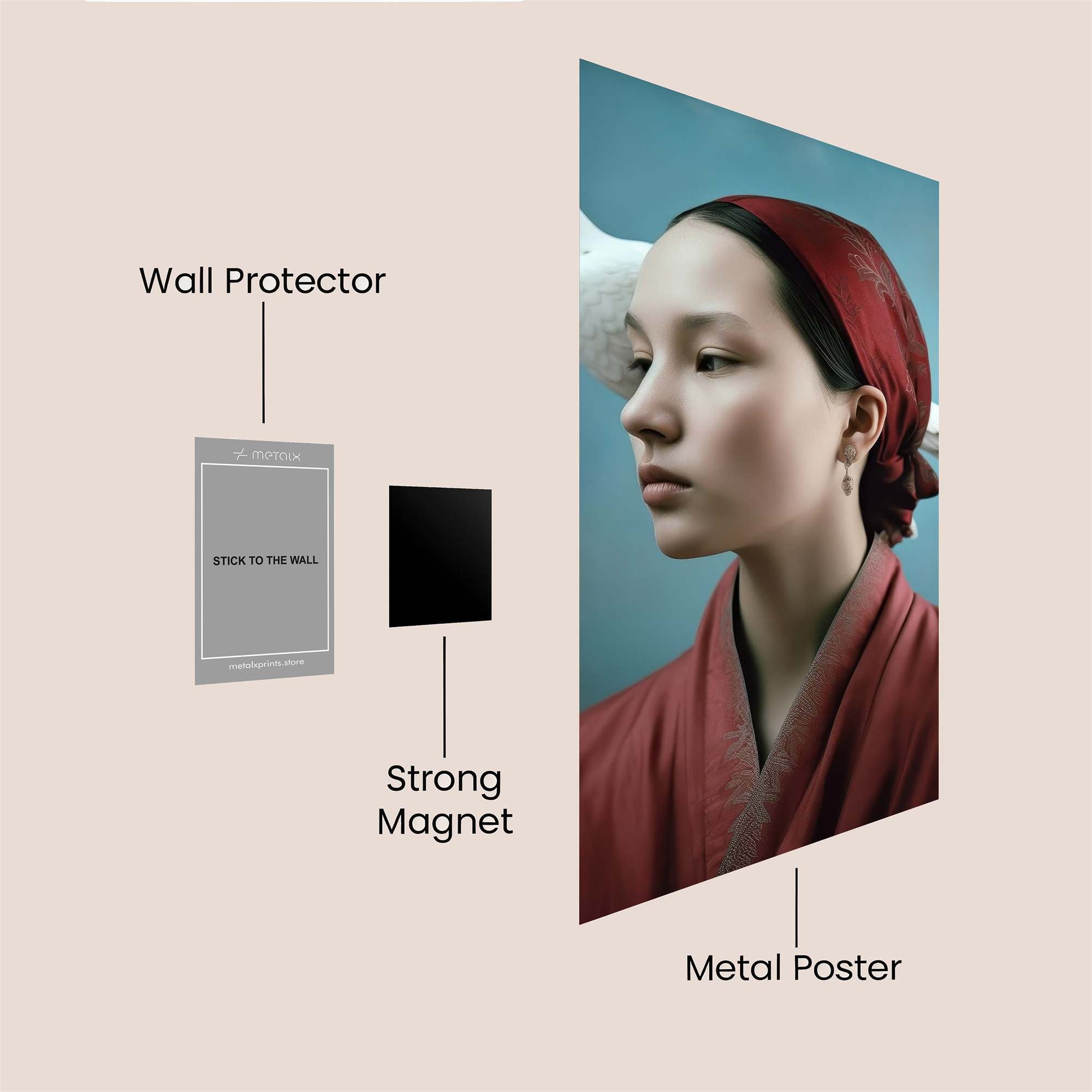 Dove Serenity Safe Wall Magnetic / M