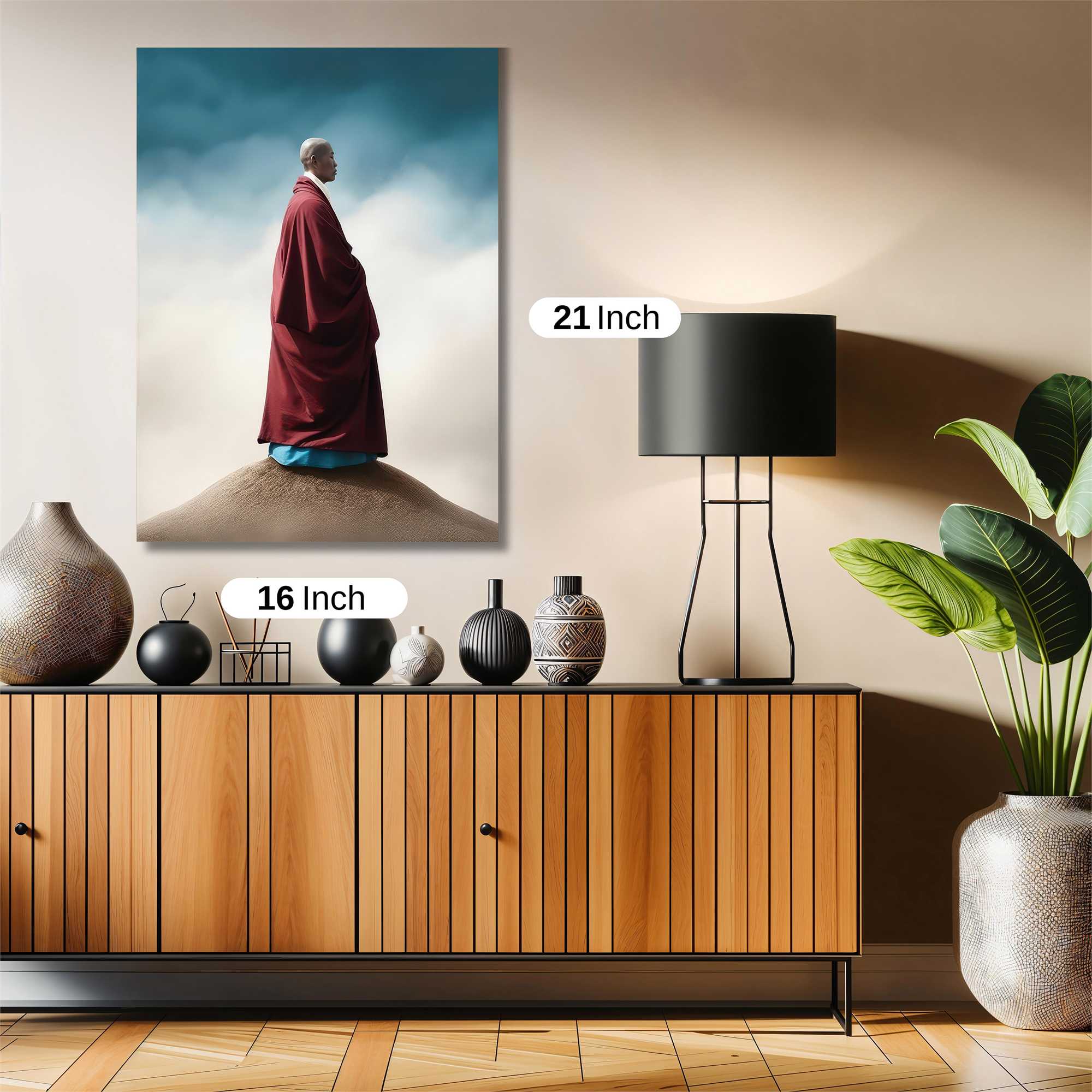 Monk Serene Safe Wall Magnetic / M