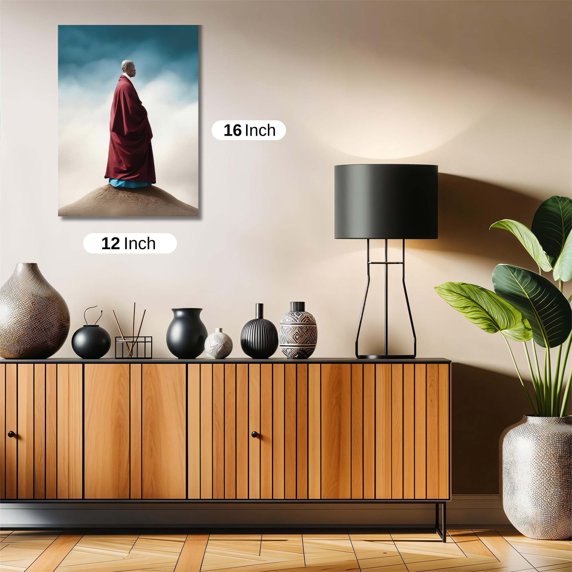 Monk Serene Safe Wall Magnetic / M