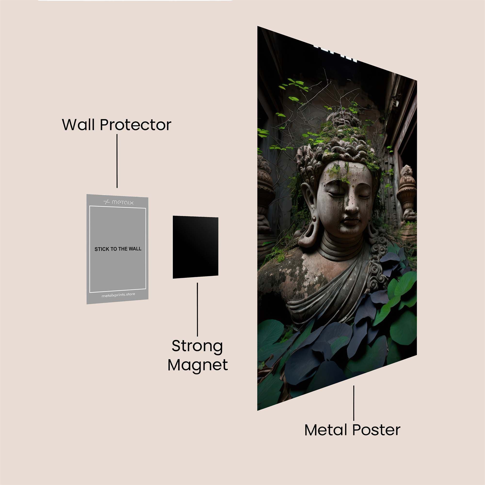 Buddha Serenity Safe Wall Magnetic / M