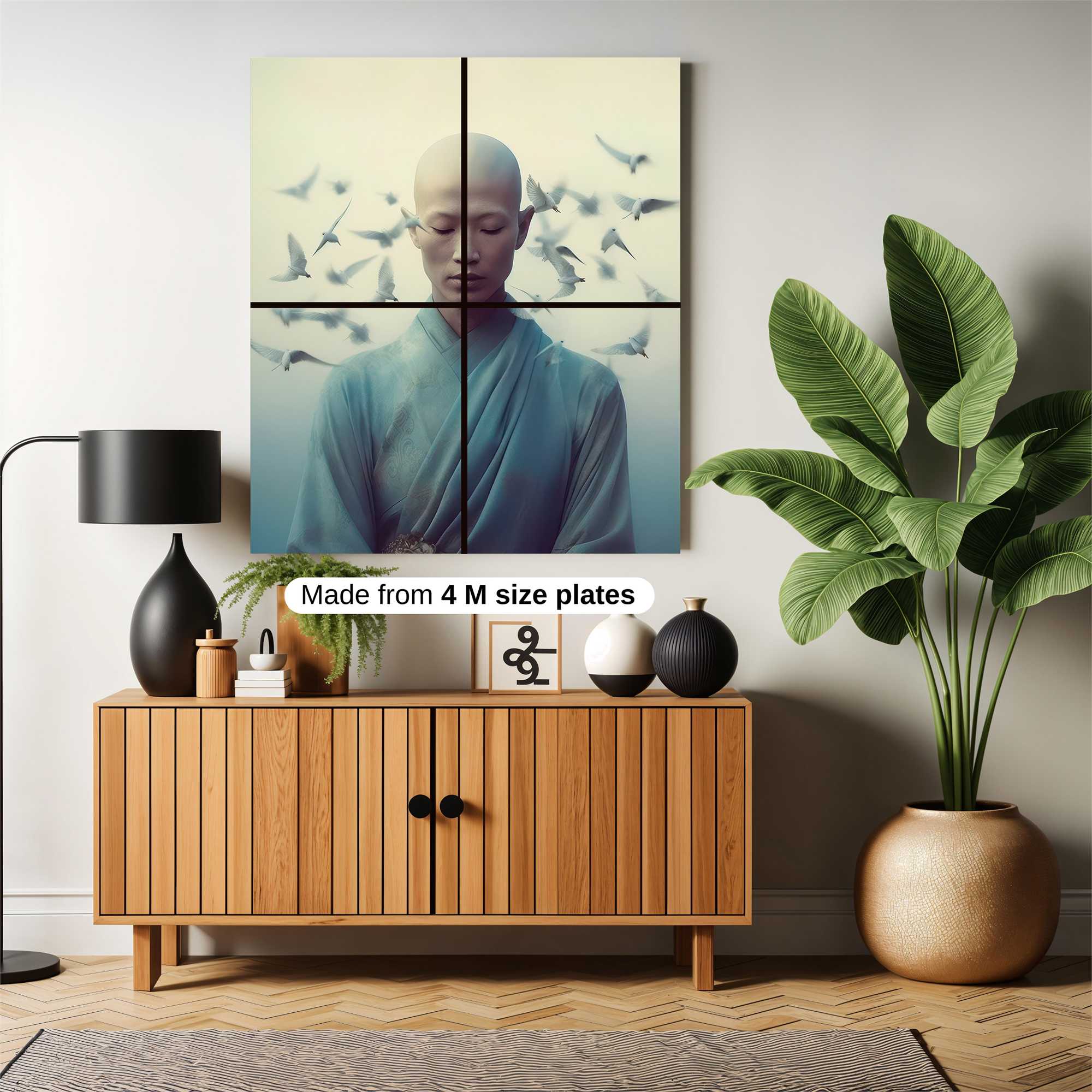 Monk Serenity Safe Wall Magnetic / M