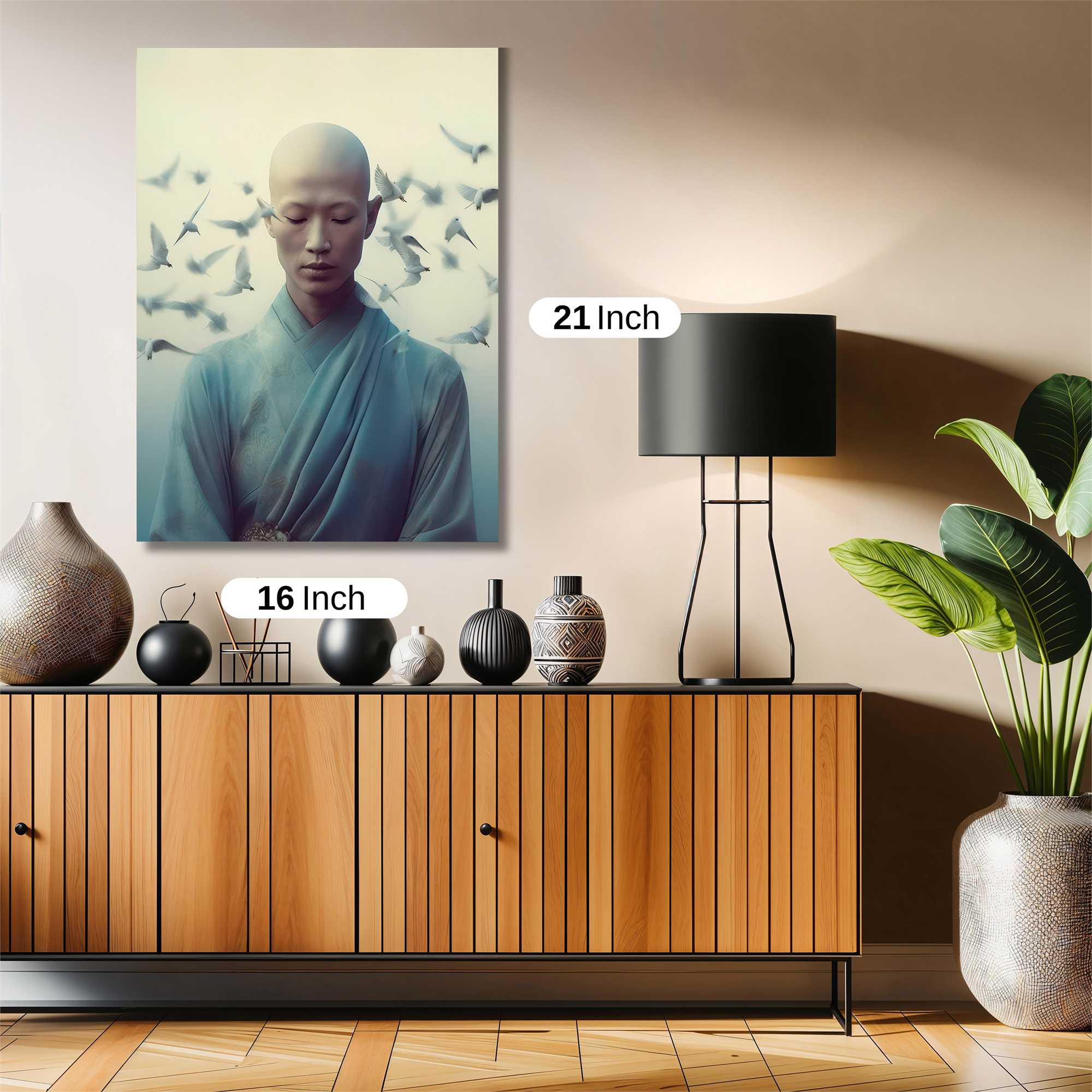 Monk Serenity Safe Wall Magnetic / M