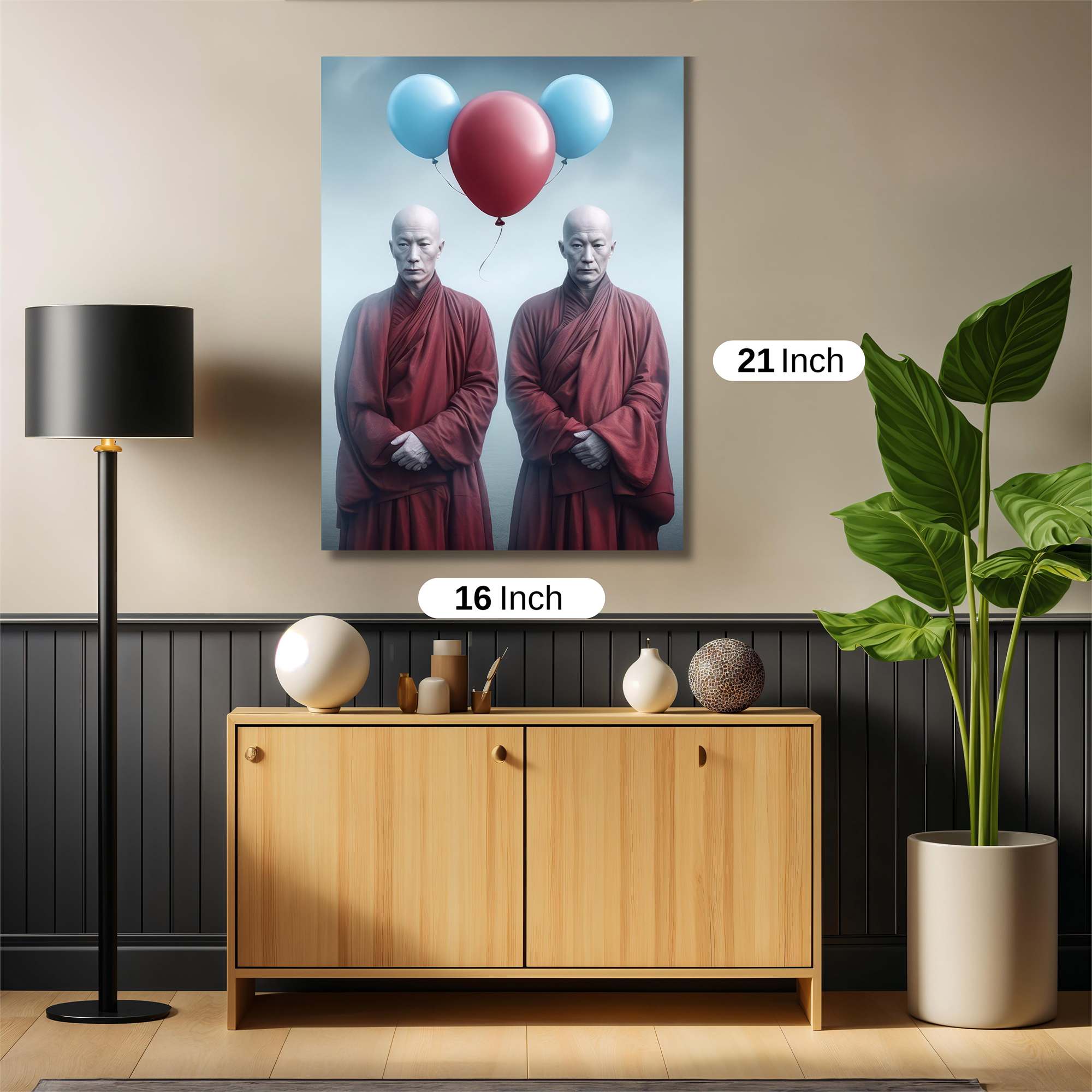 Monks Serene Safe Wall Magnetic / M