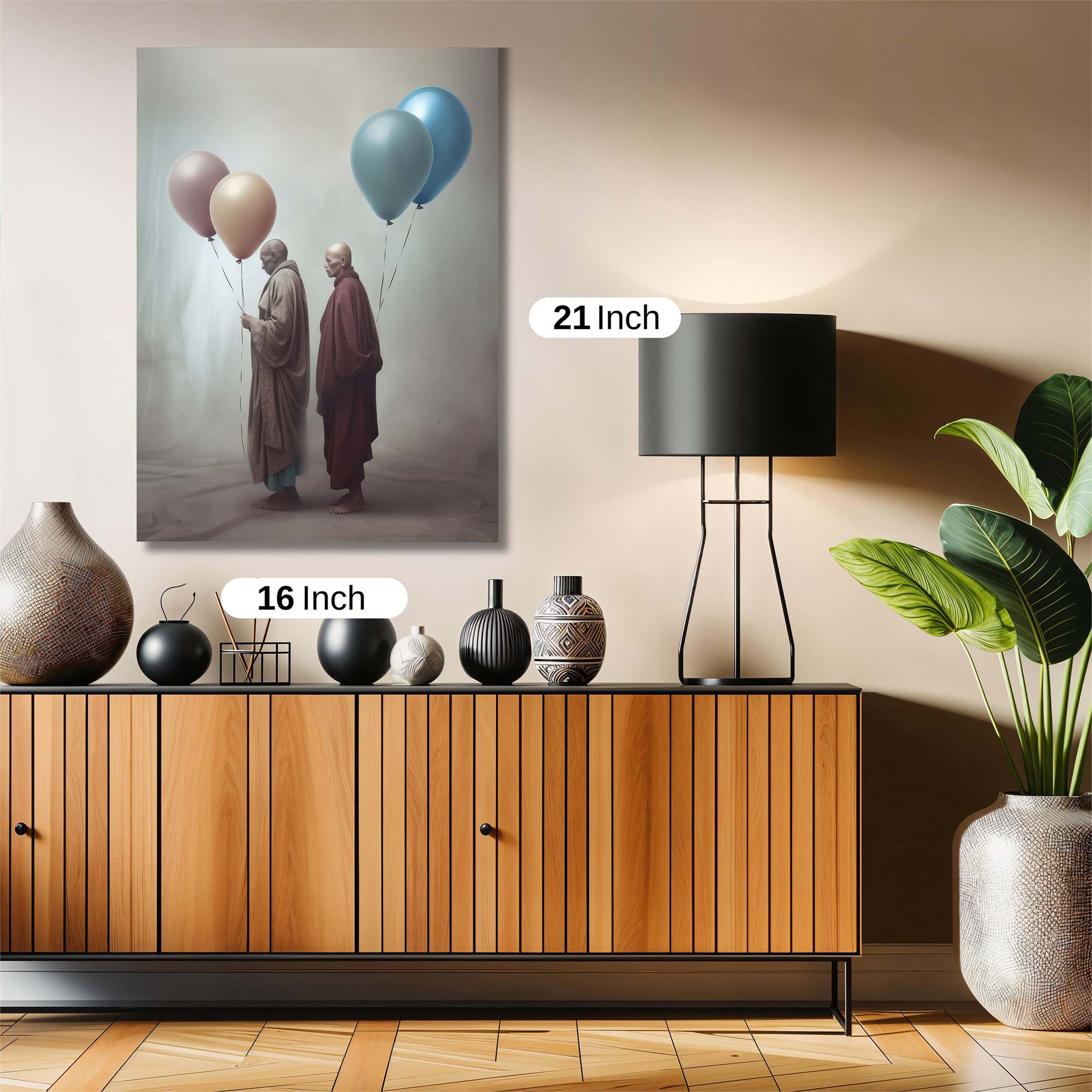 Monks Serenity Safe Wall Magnetic / M