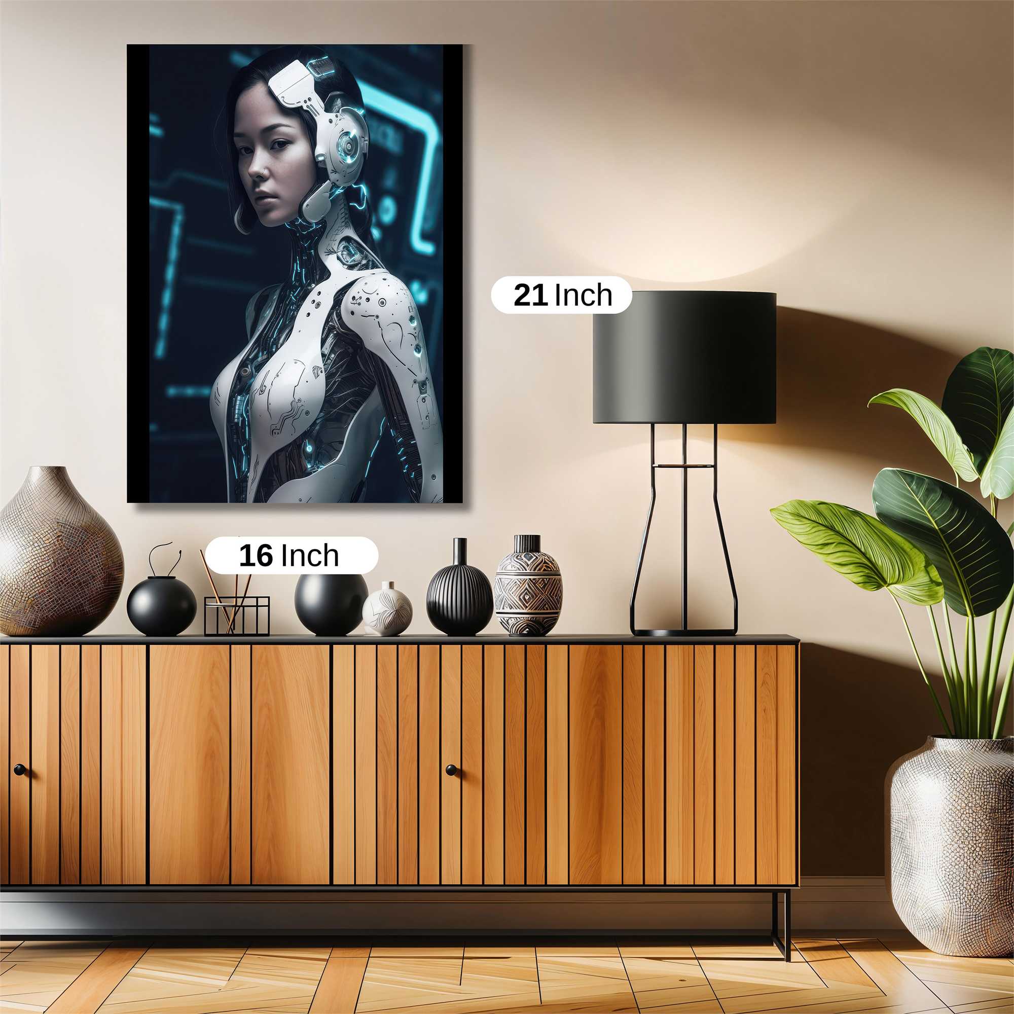 Cyber Serenity Safe Wall Magnetic / M