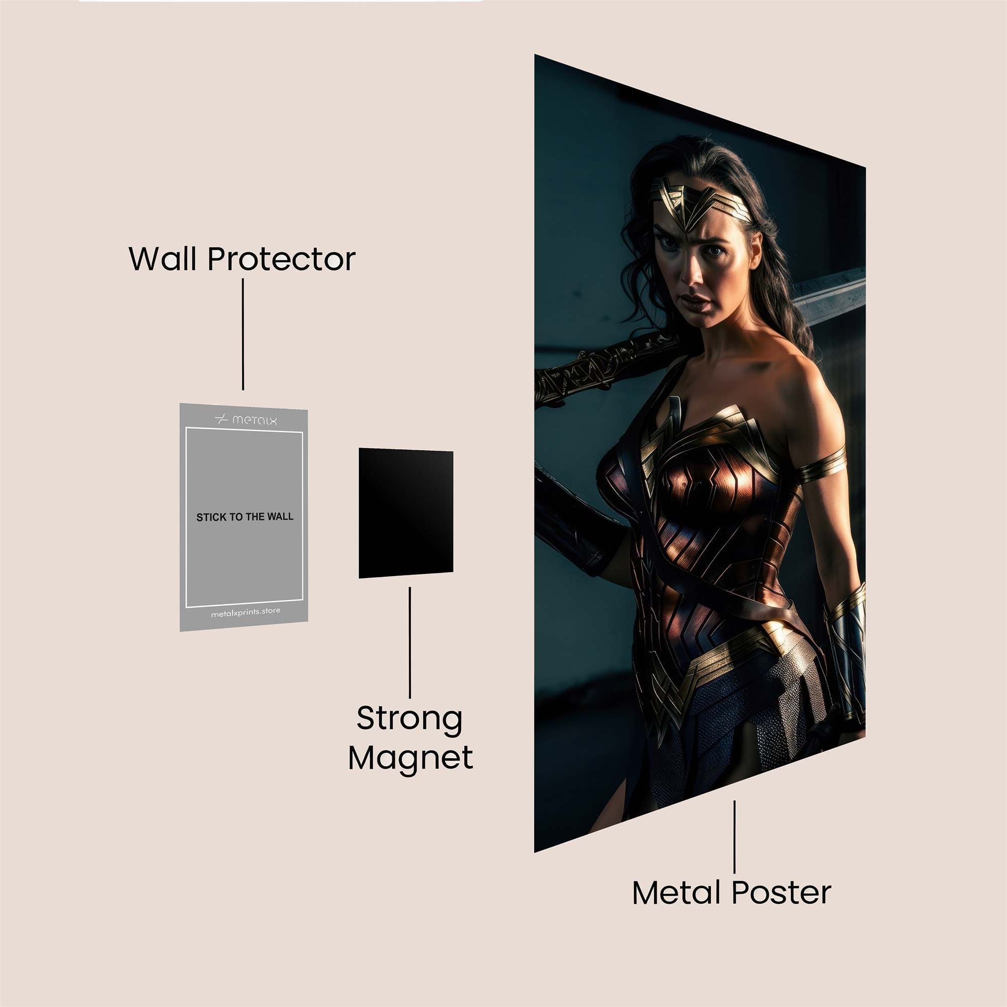 Wonder Resolute Safe Wall Magnetic / M