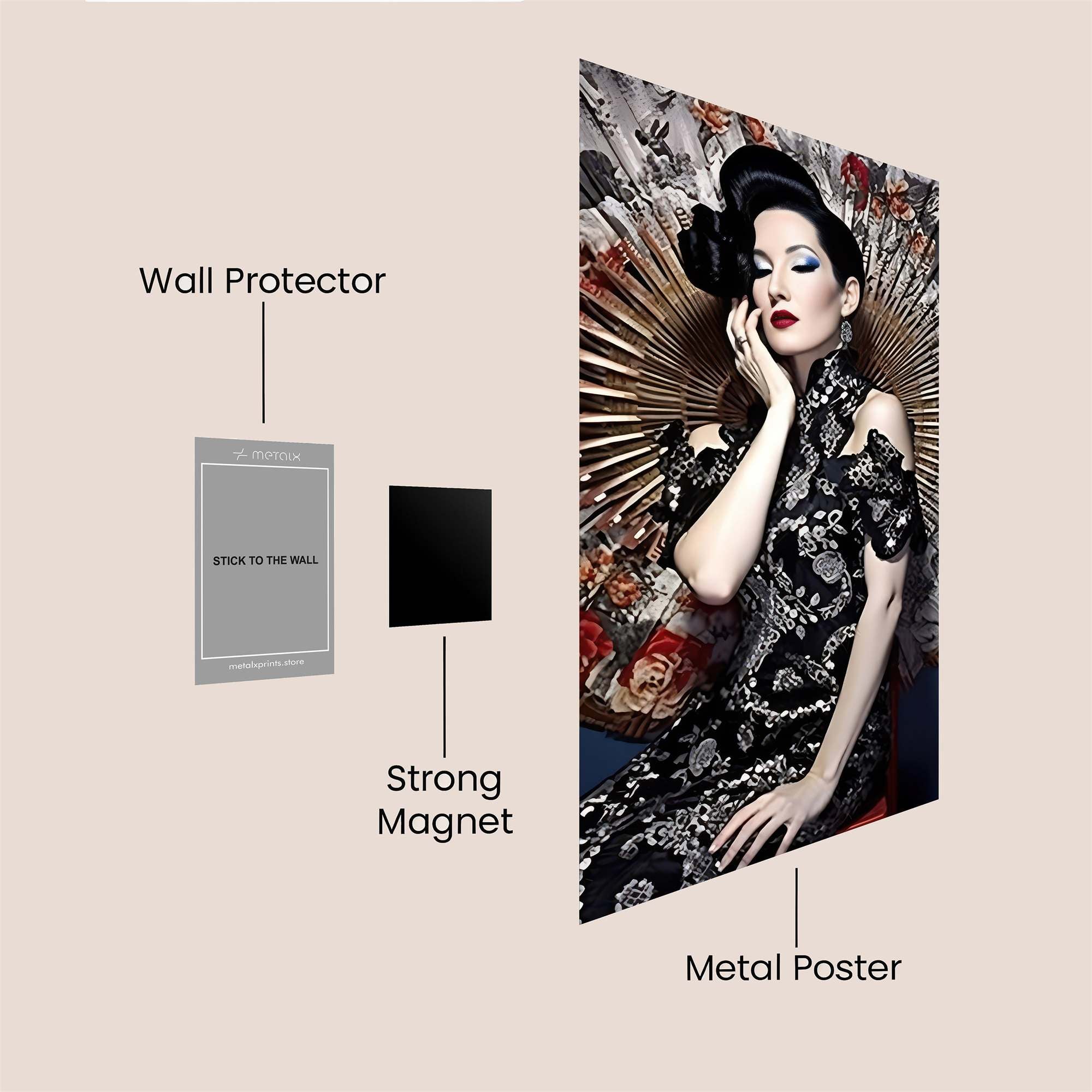 Dita Enigmatic Safe Wall Magnetic / M