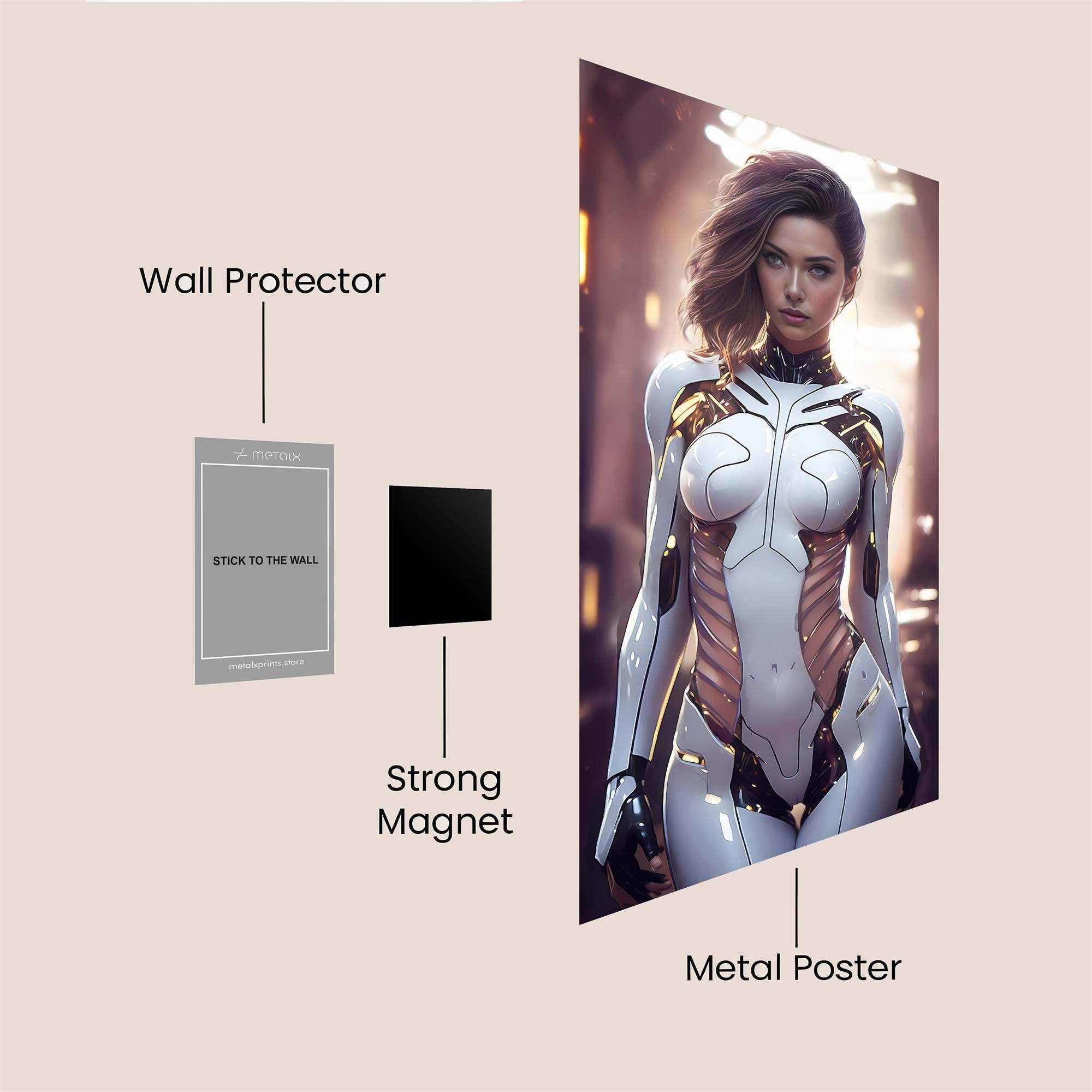 Cyber Enigma Safe Wall Magnetic / M