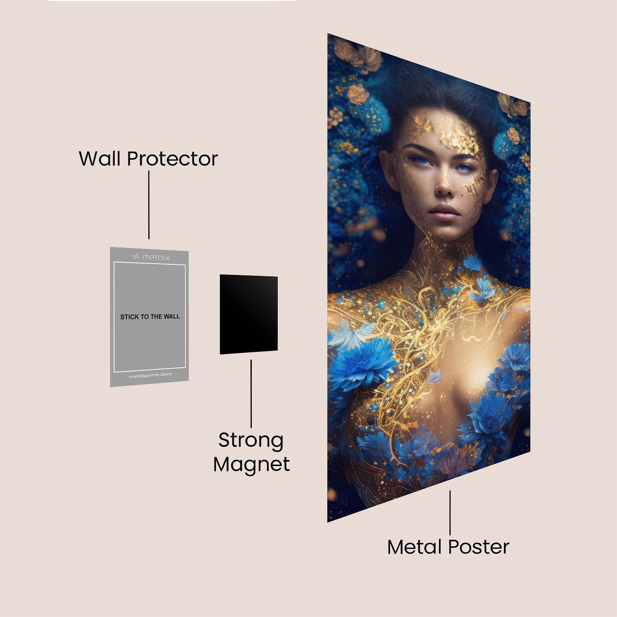 Floral Enigma Safe Wall Magnetic / M