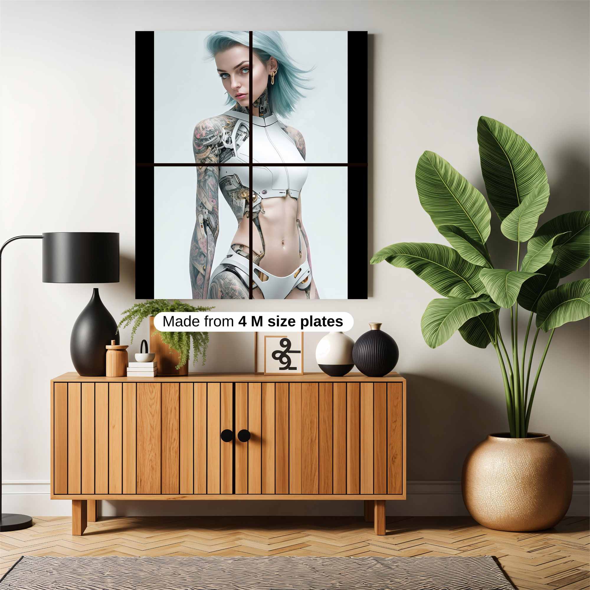 Cyber Serenity Safe Wall Magnetic / M