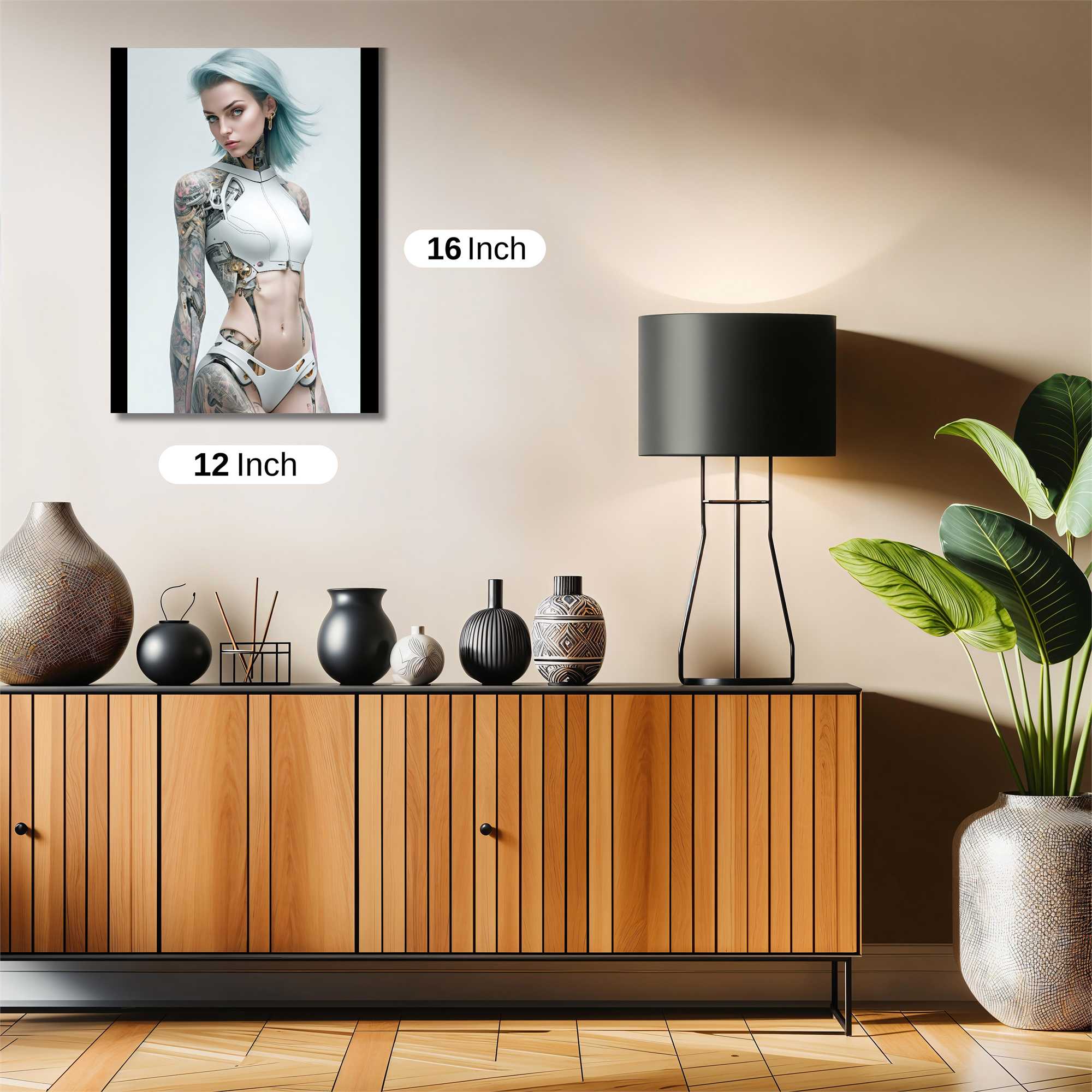 Cyber Serenity Safe Wall Magnetic / M