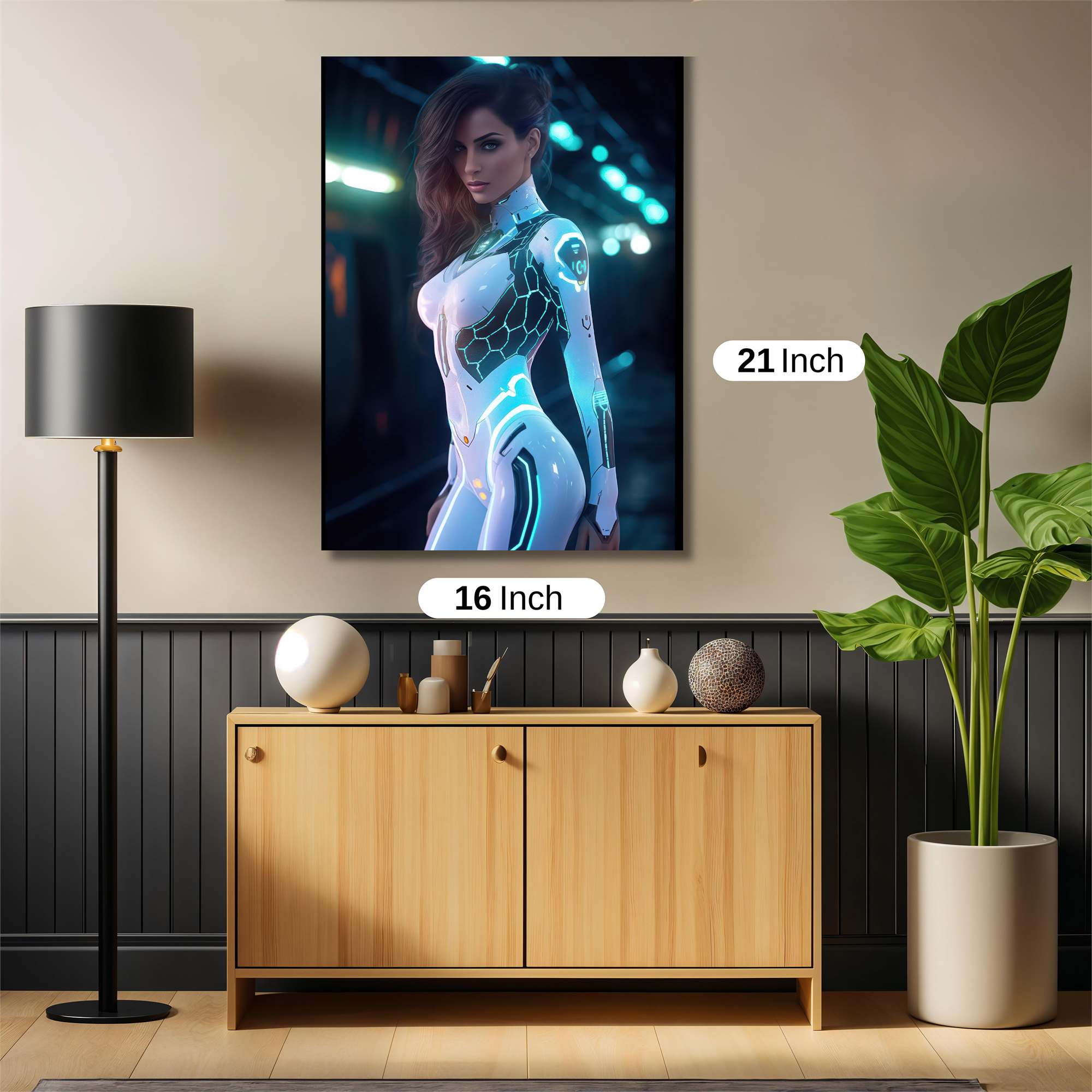 Cyber Enigma Safe Wall Magnetic / M