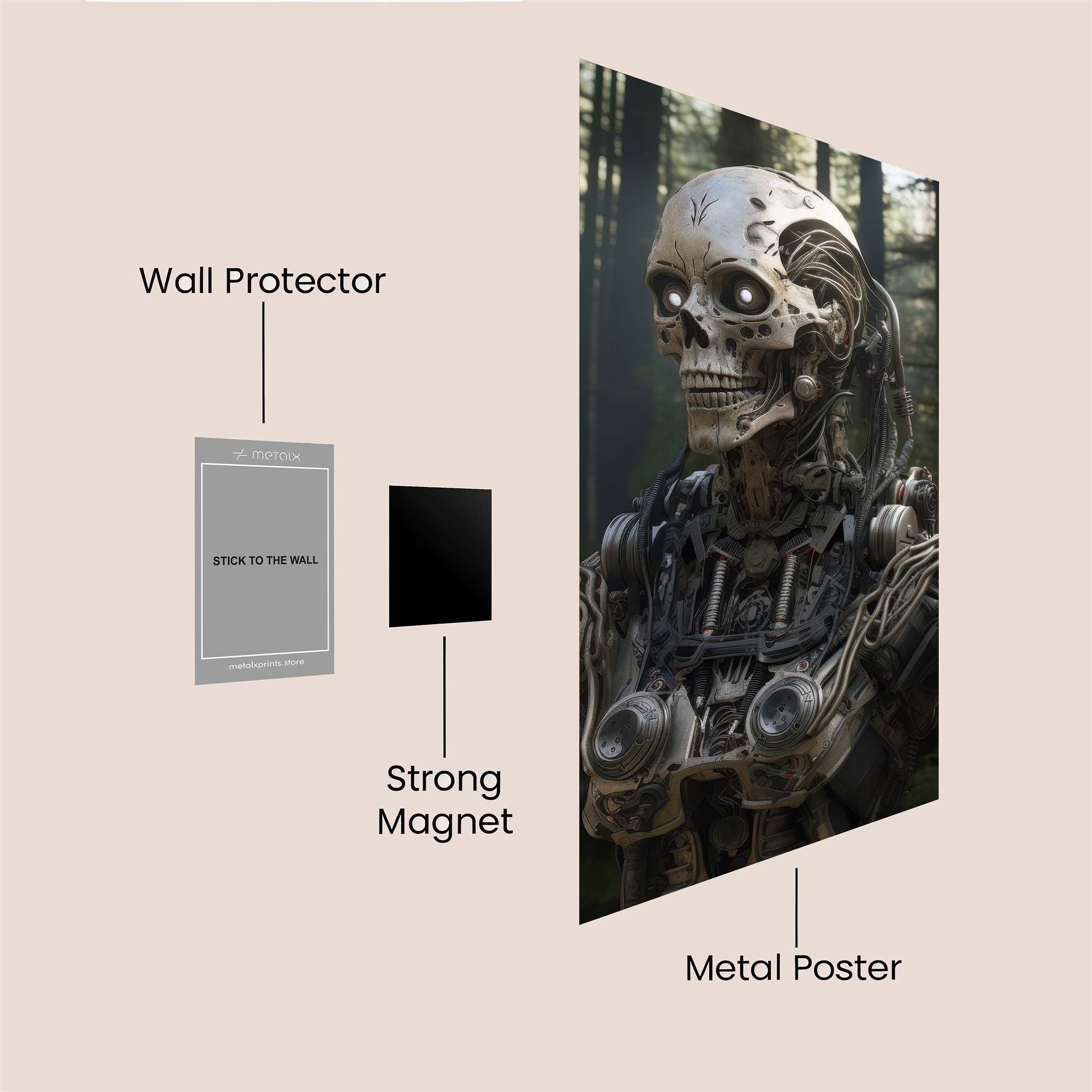 Skynet Enigma Safe Wall Magnetic / M