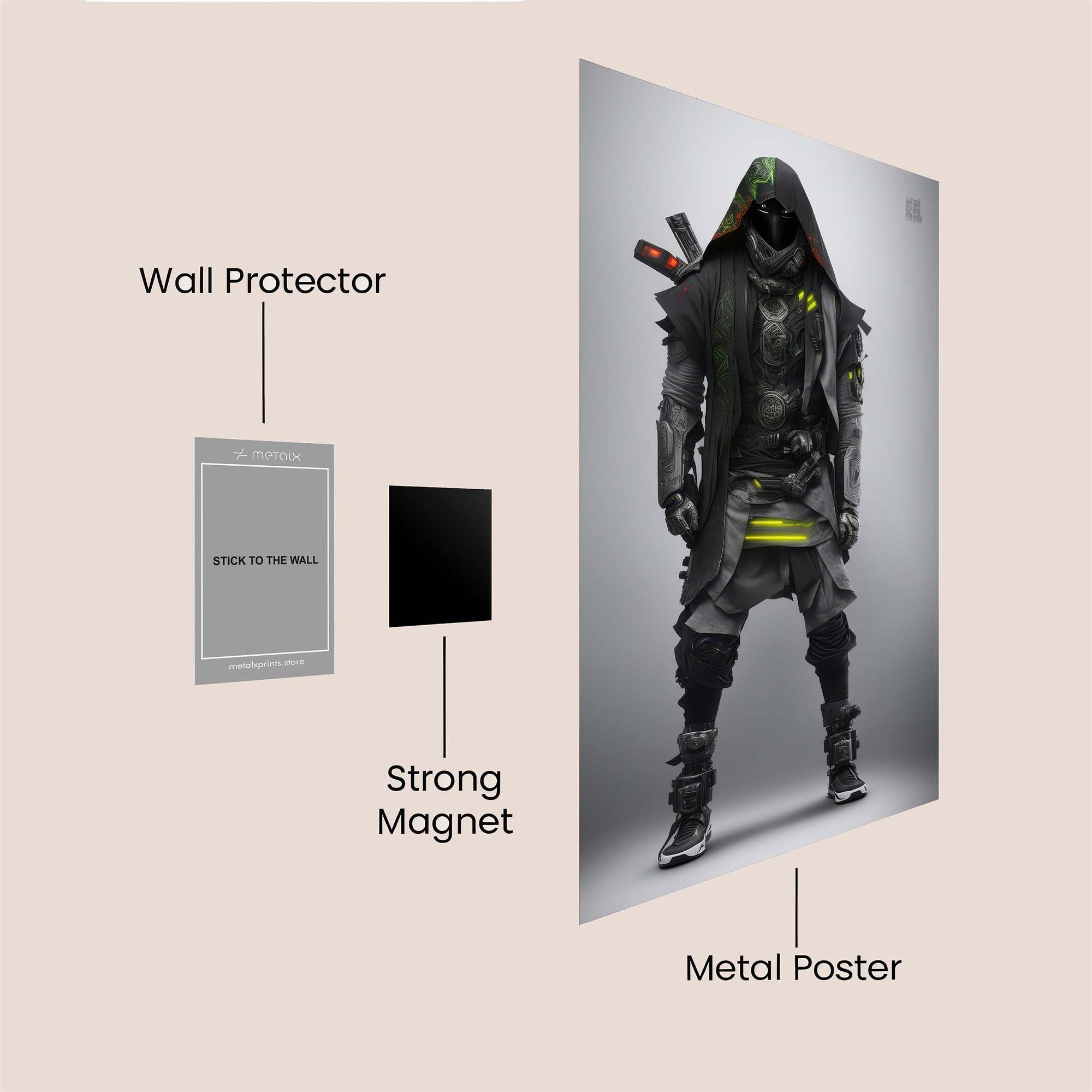 Assassin's Stealth Safe Wall Magnetic / M