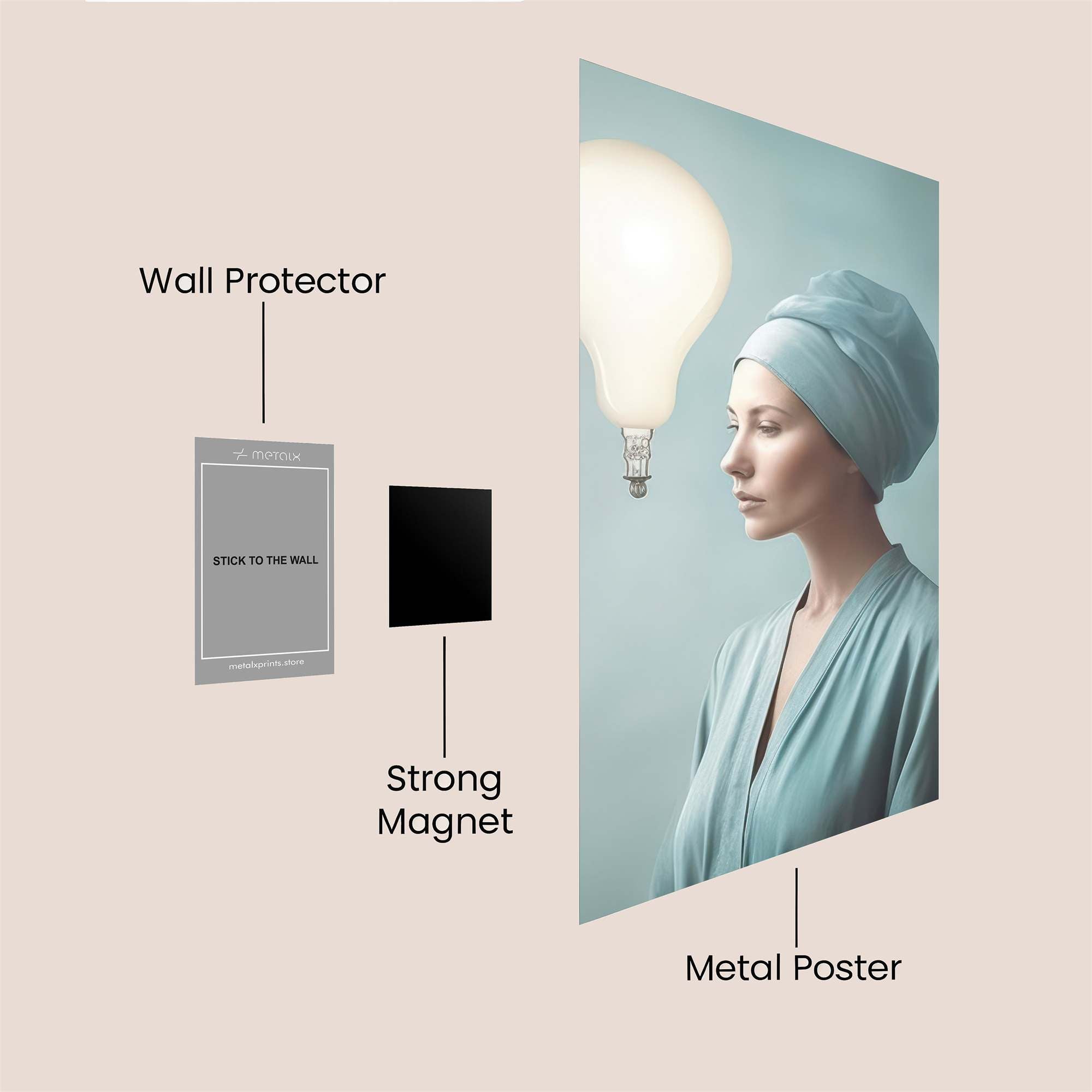Idea Serene Safe Wall Magnetic / M