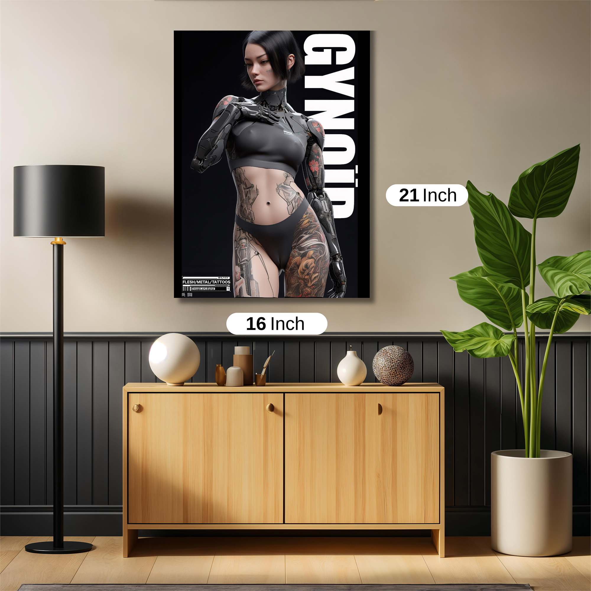 Cyber Enigma Safe Wall Magnetic / M