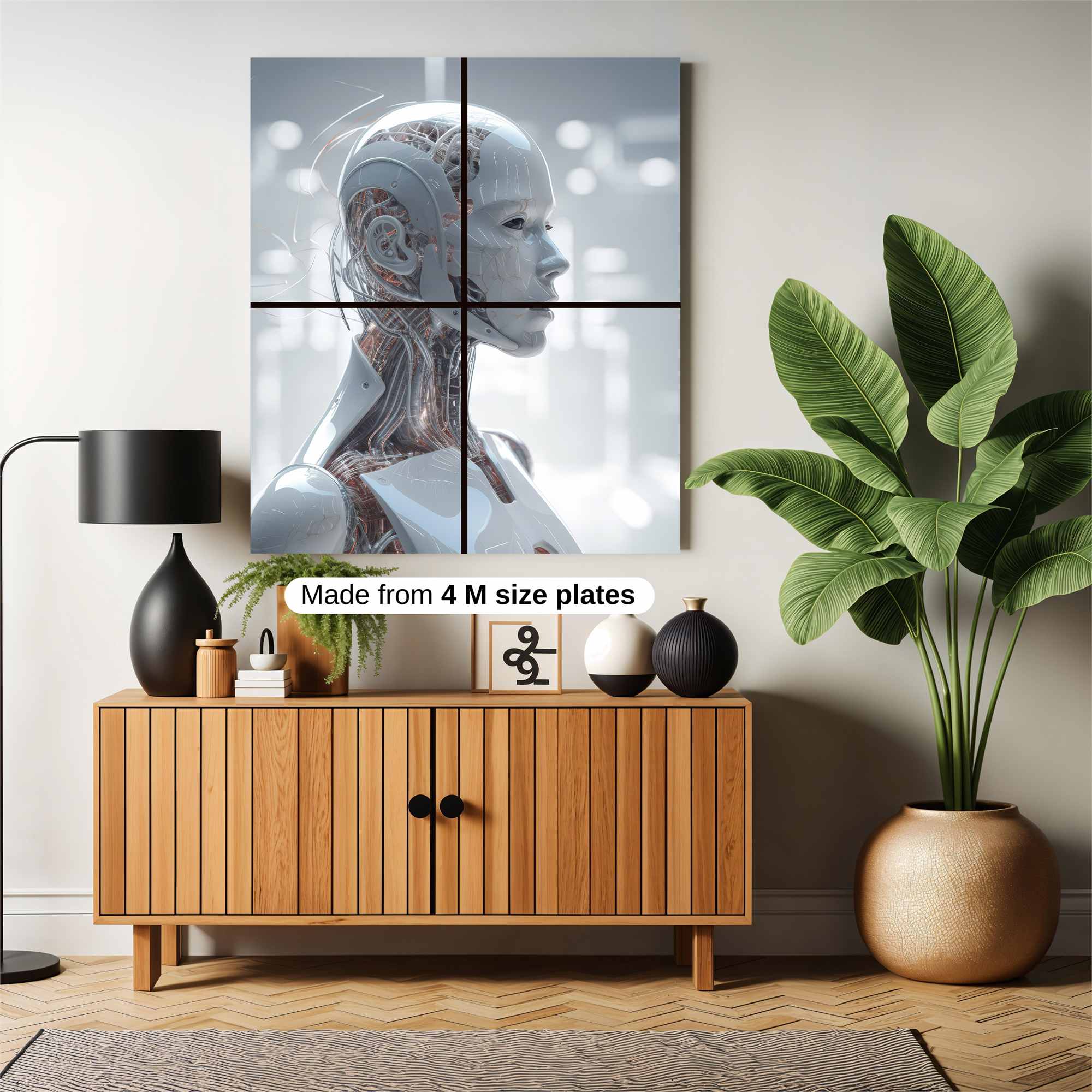 Robot Elegance Safe Wall Magnetic / M