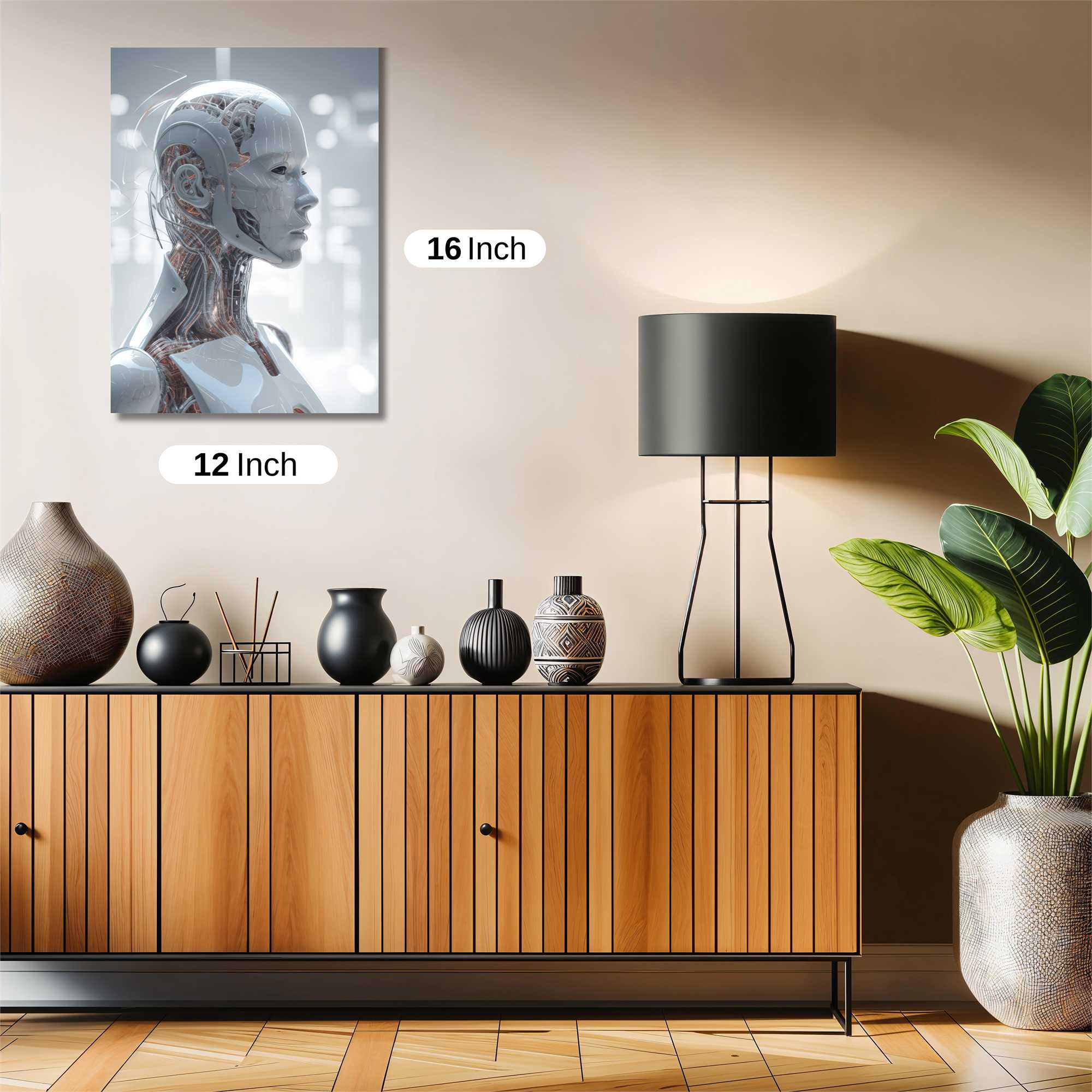Robot Elegance Safe Wall Magnetic / M