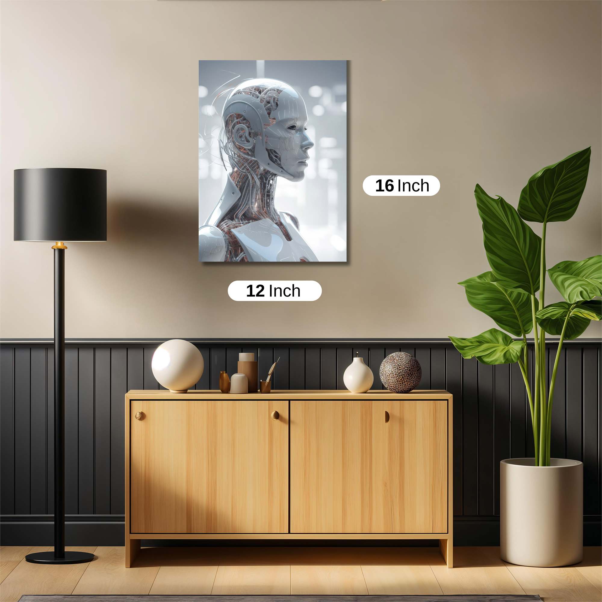 Robot Elegance Safe Wall Magnetic / M