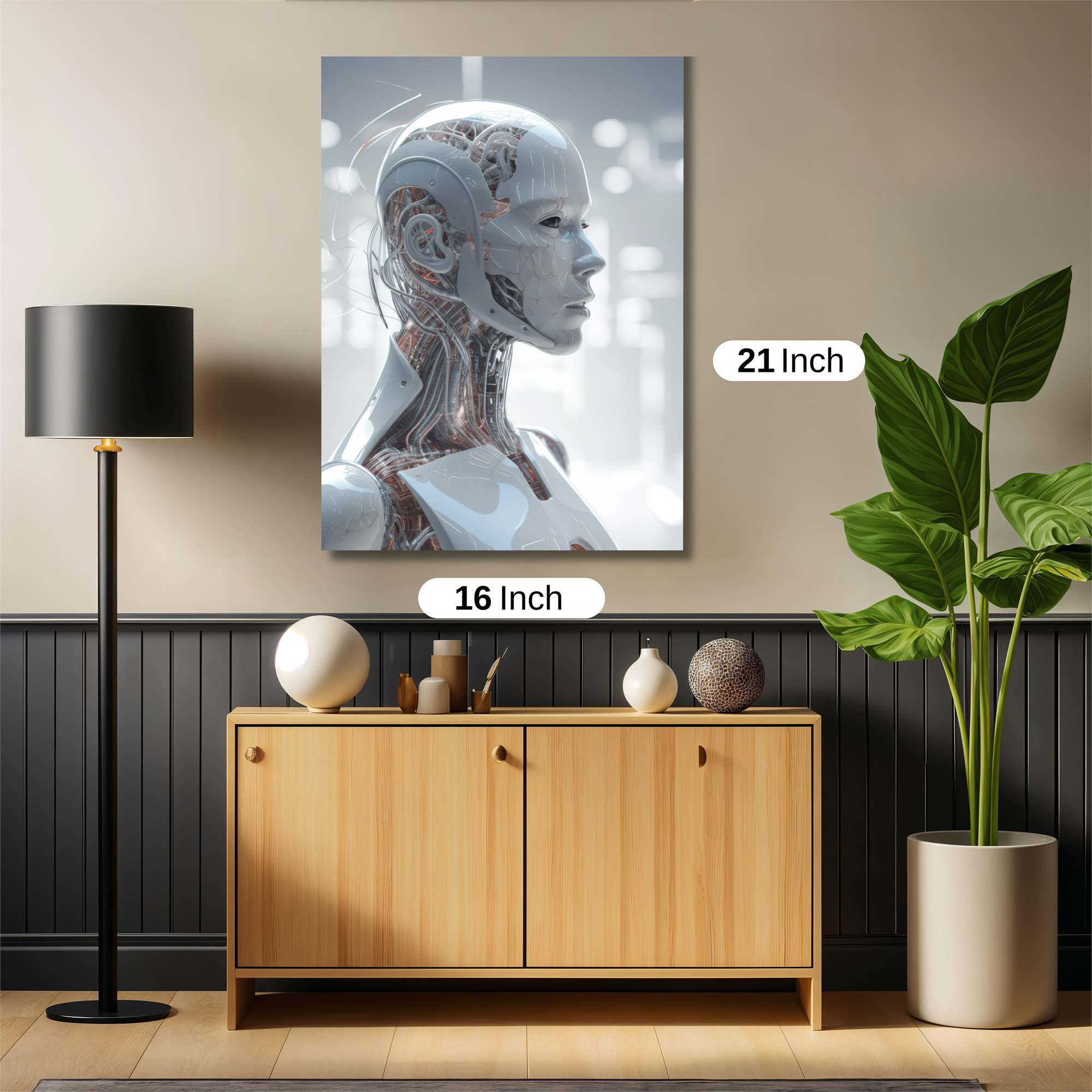 Robot Elegance Safe Wall Magnetic / M