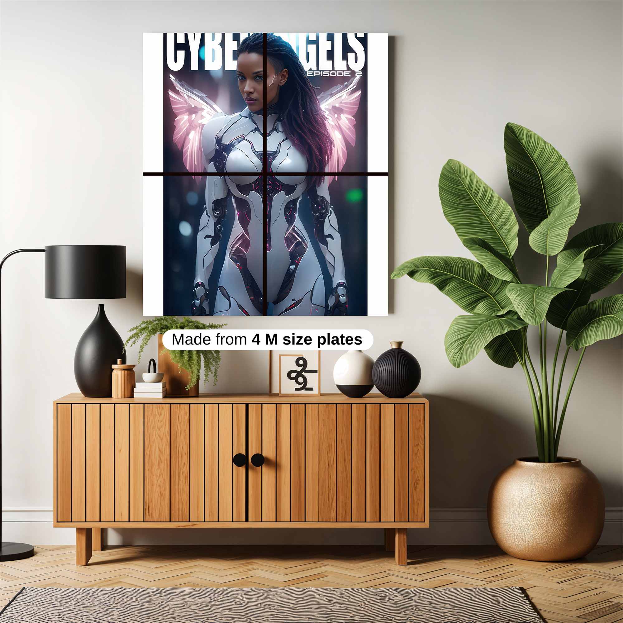 Cyber Angel Safe Wall Magnetic / M