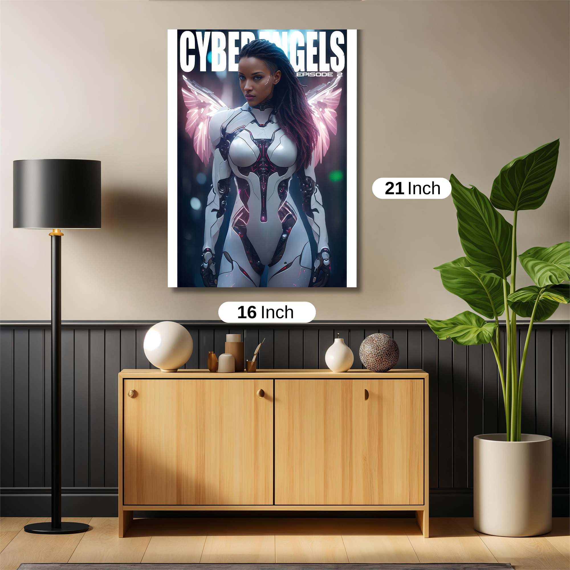 Cyber Angel Safe Wall Magnetic / M