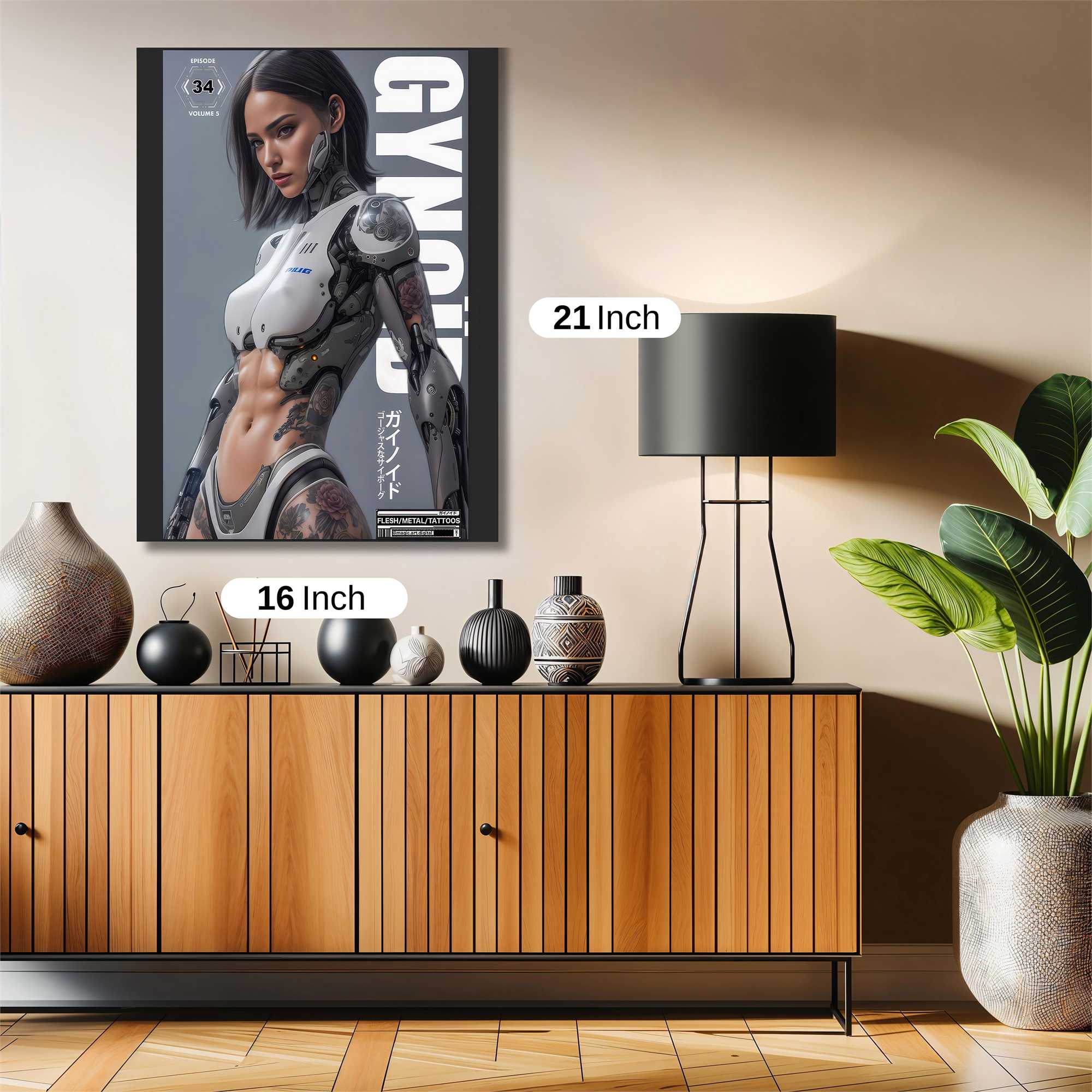 Gynoid Enigma Safe Wall Magnetic / M