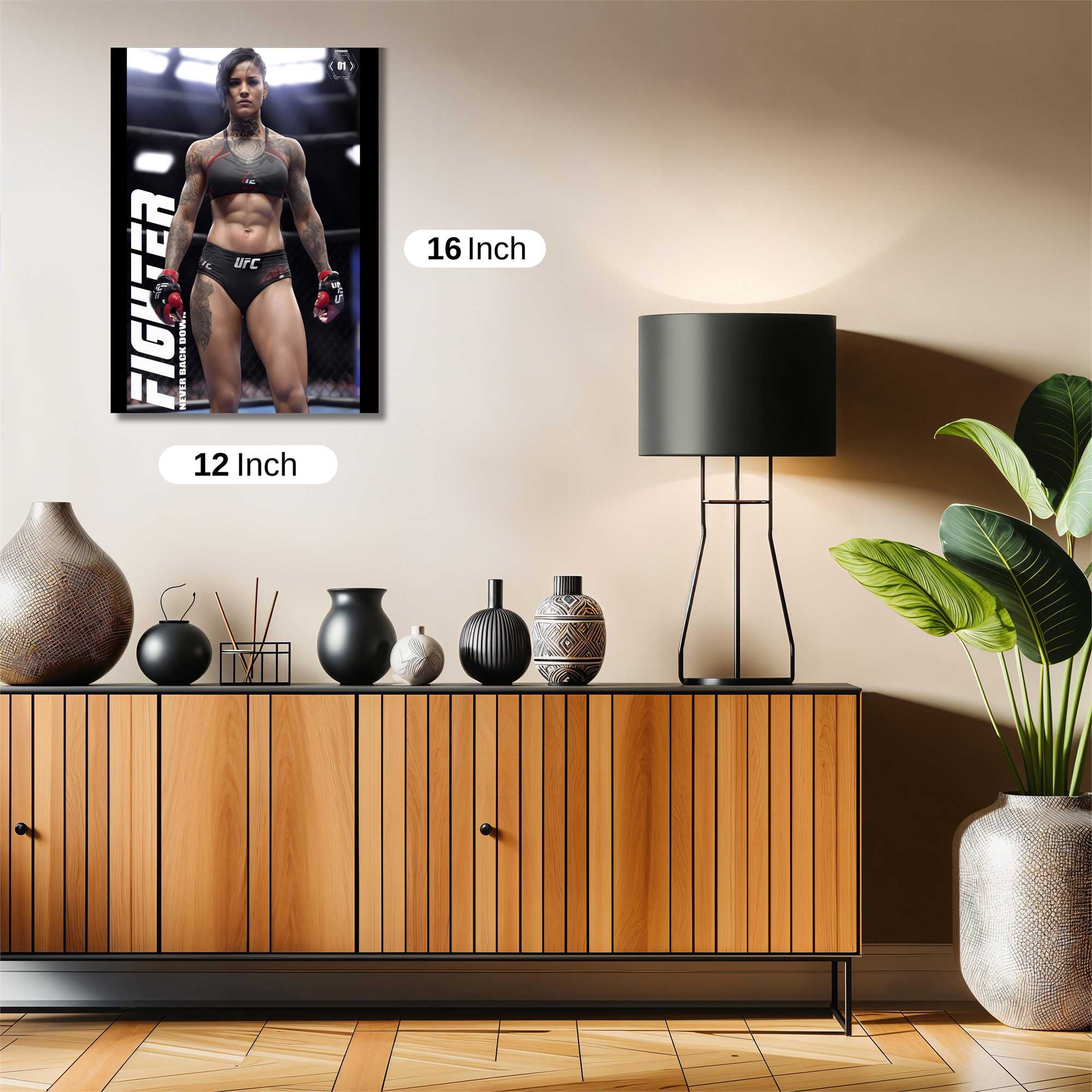 Tattooed Tenacity Safe Wall Magnetic / M