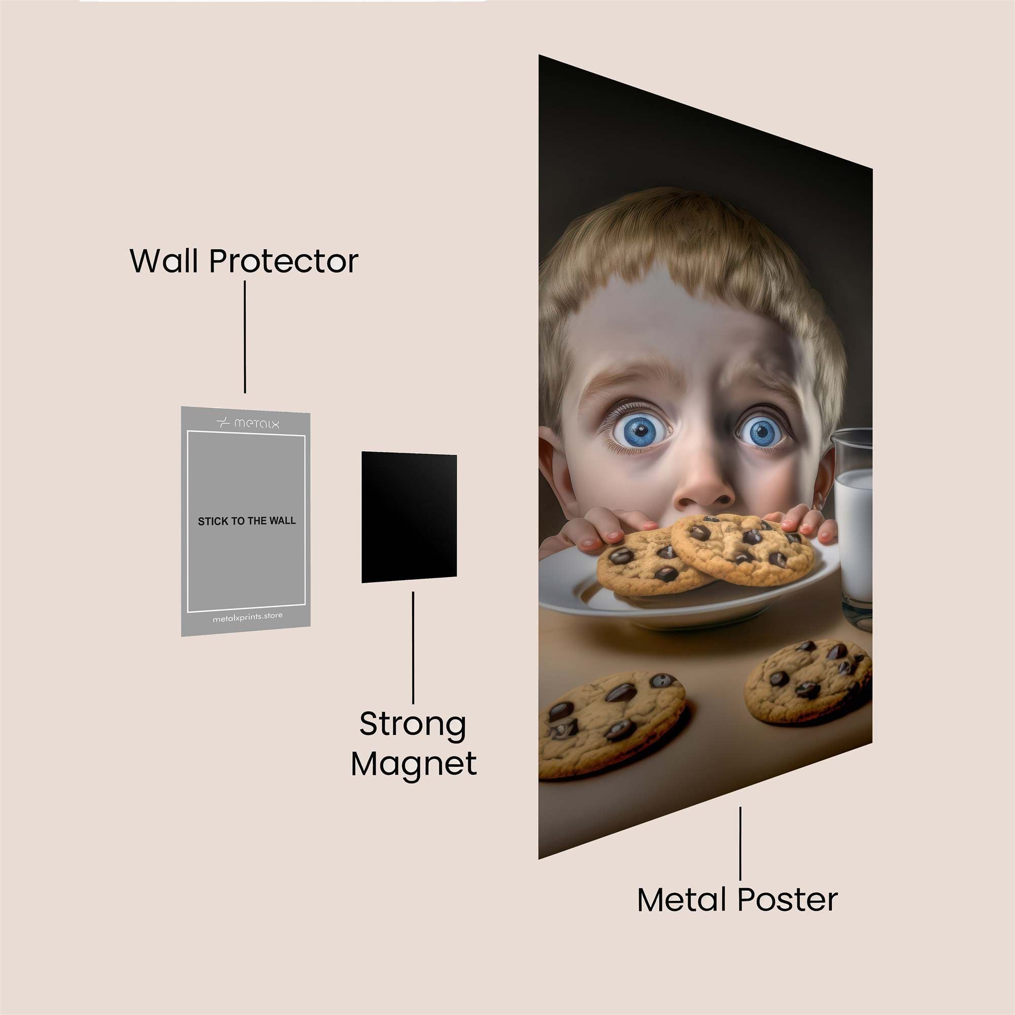 Cookie Craze Safe Wall Magnetic / M