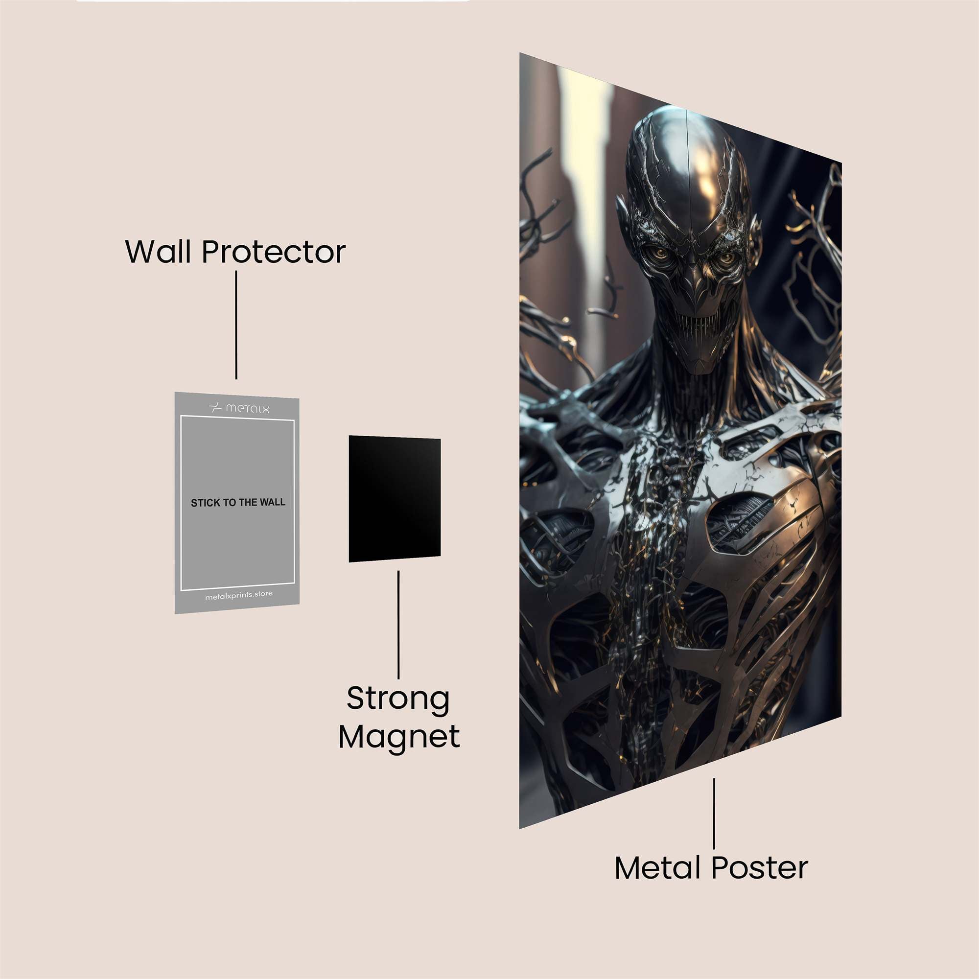 Venom Unleashed Safe Wall Magnetic / M