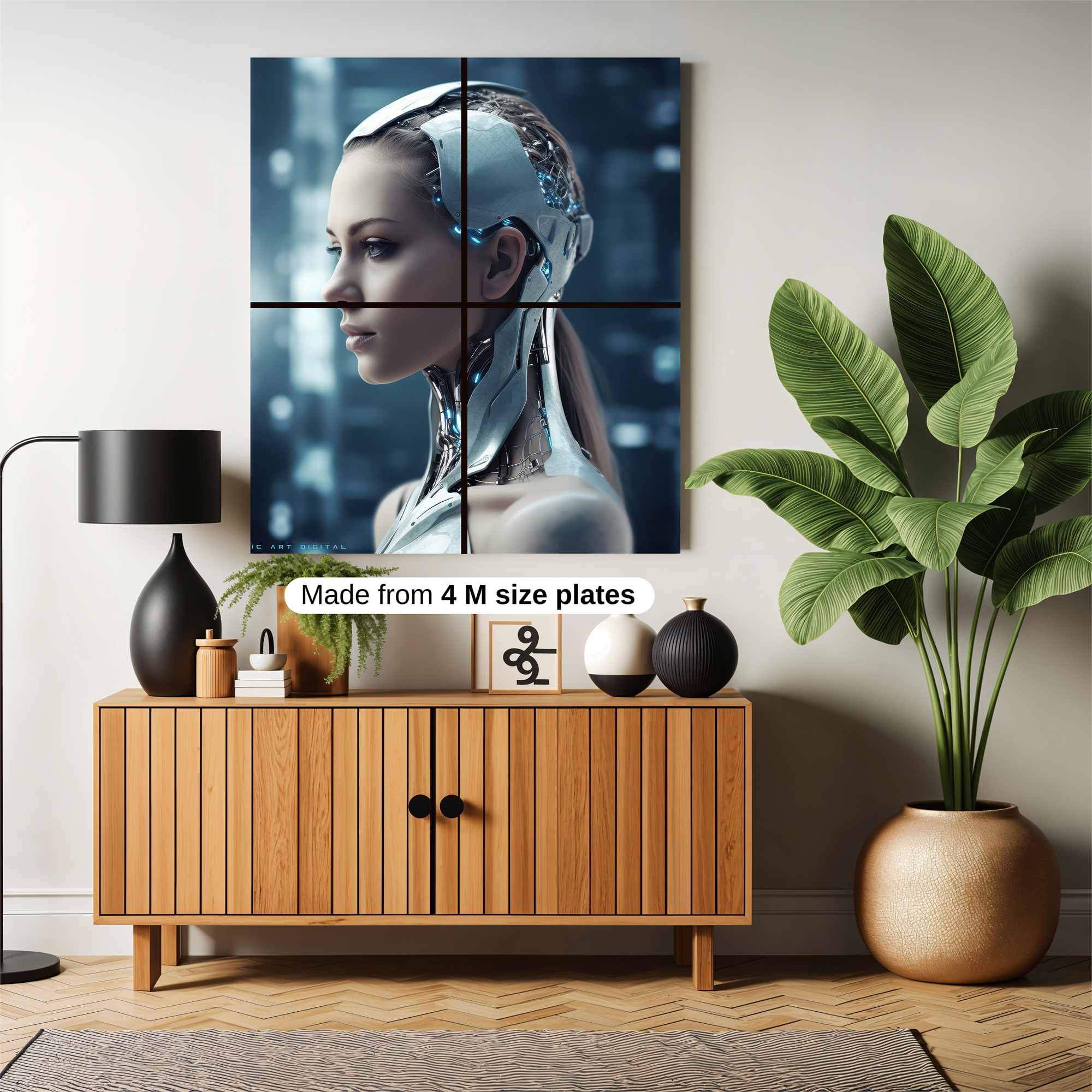 Cyber Serenity Safe Wall Magnetic / M