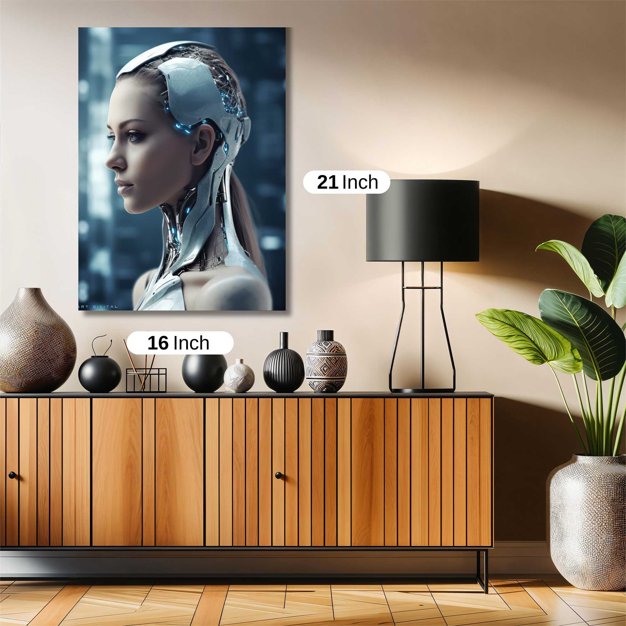 Cyber Serenity Safe Wall Magnetic / M