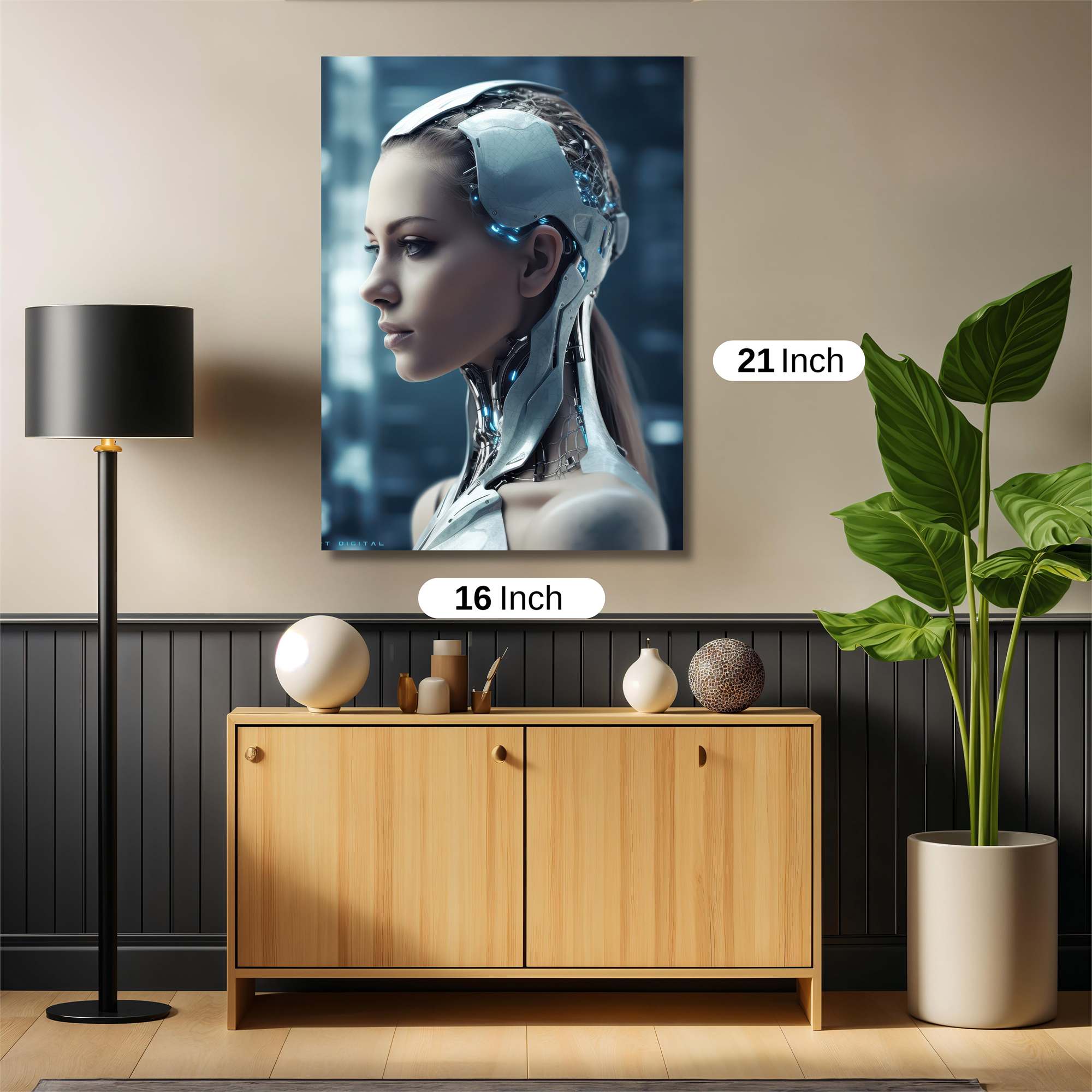 Cyber Serenity Safe Wall Magnetic / M