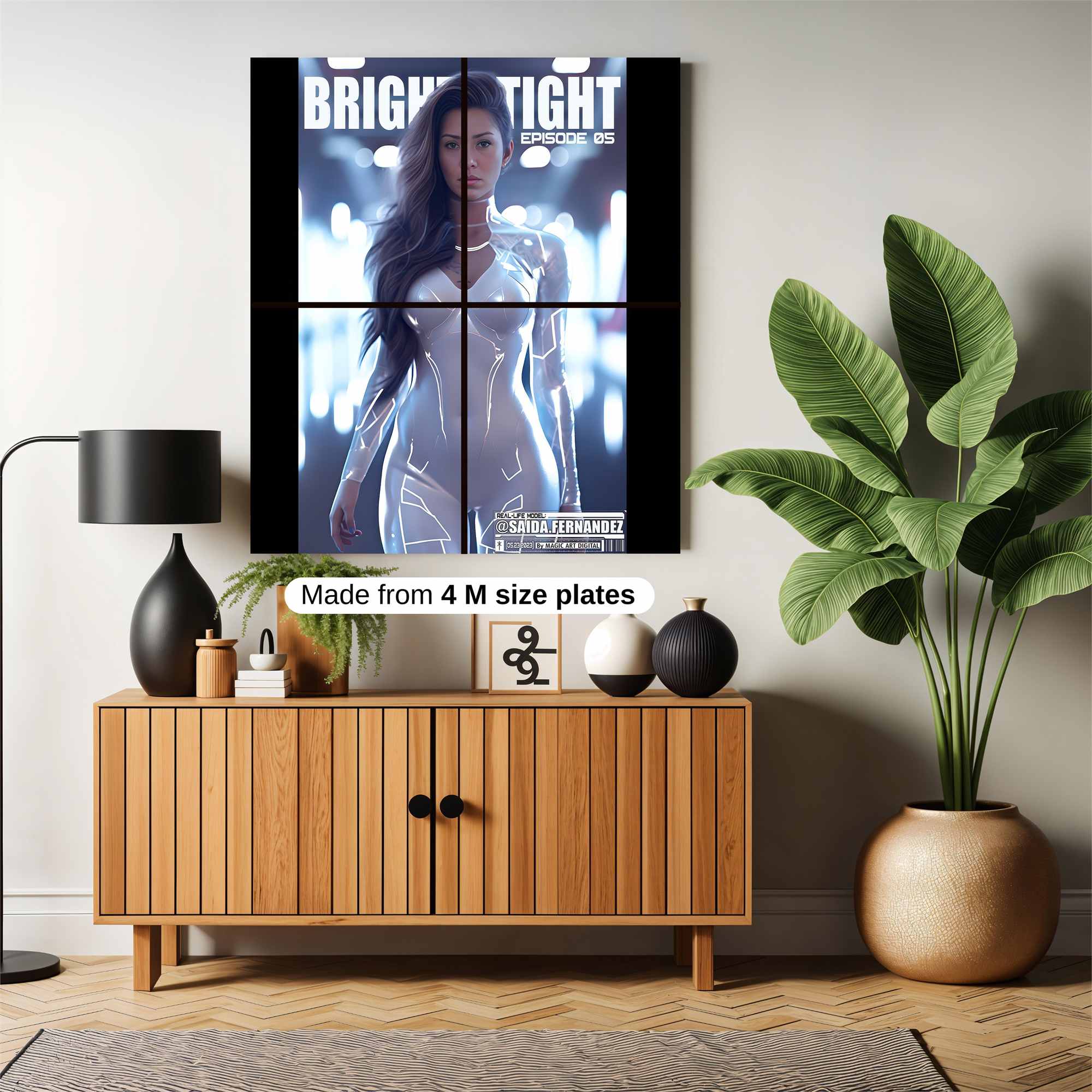 Luminous Enigma Safe Wall Magnetic / M