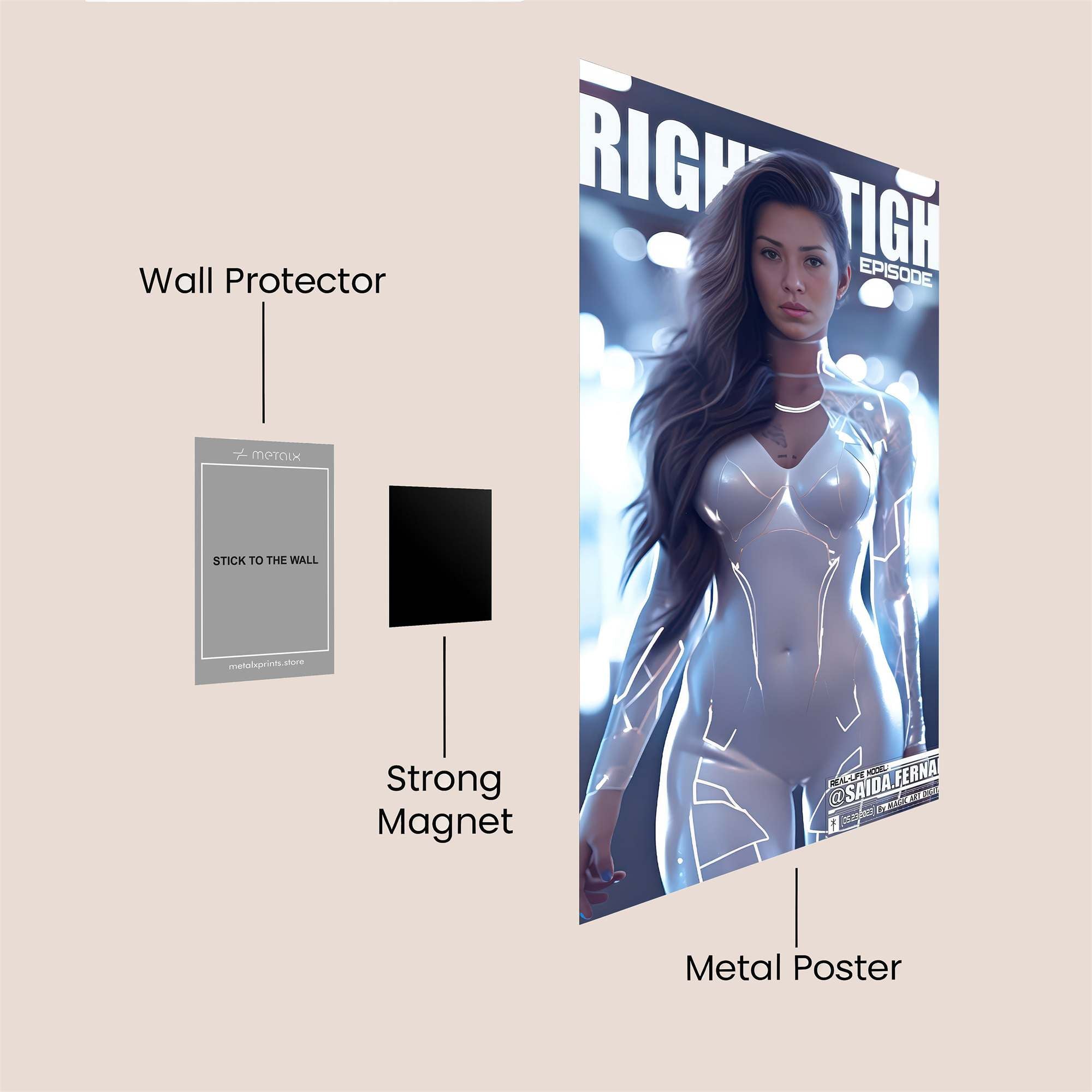 Luminous Enigma Safe Wall Magnetic / M