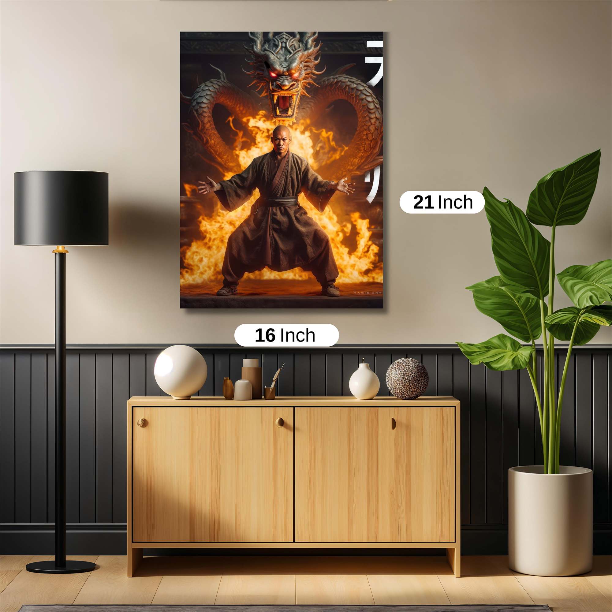Monk Fury Safe Wall Magnetic / M