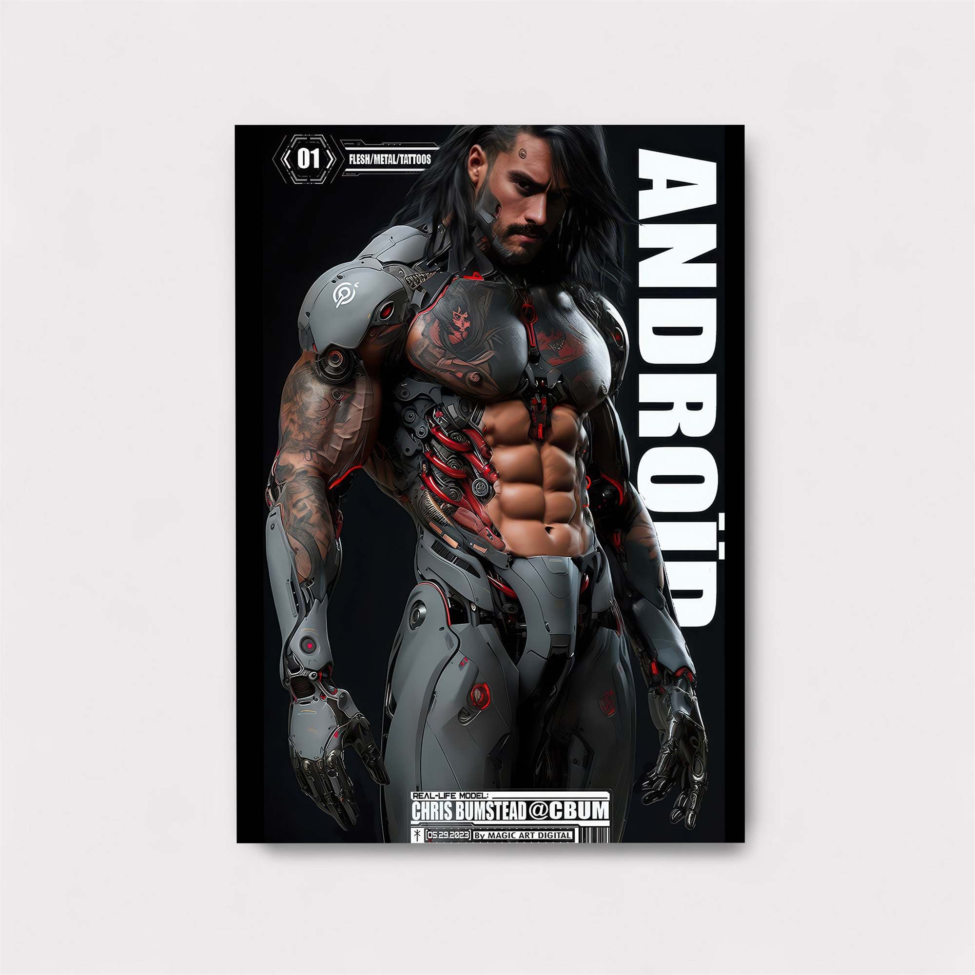 Android Warrior Safe Wall Magnetic / M