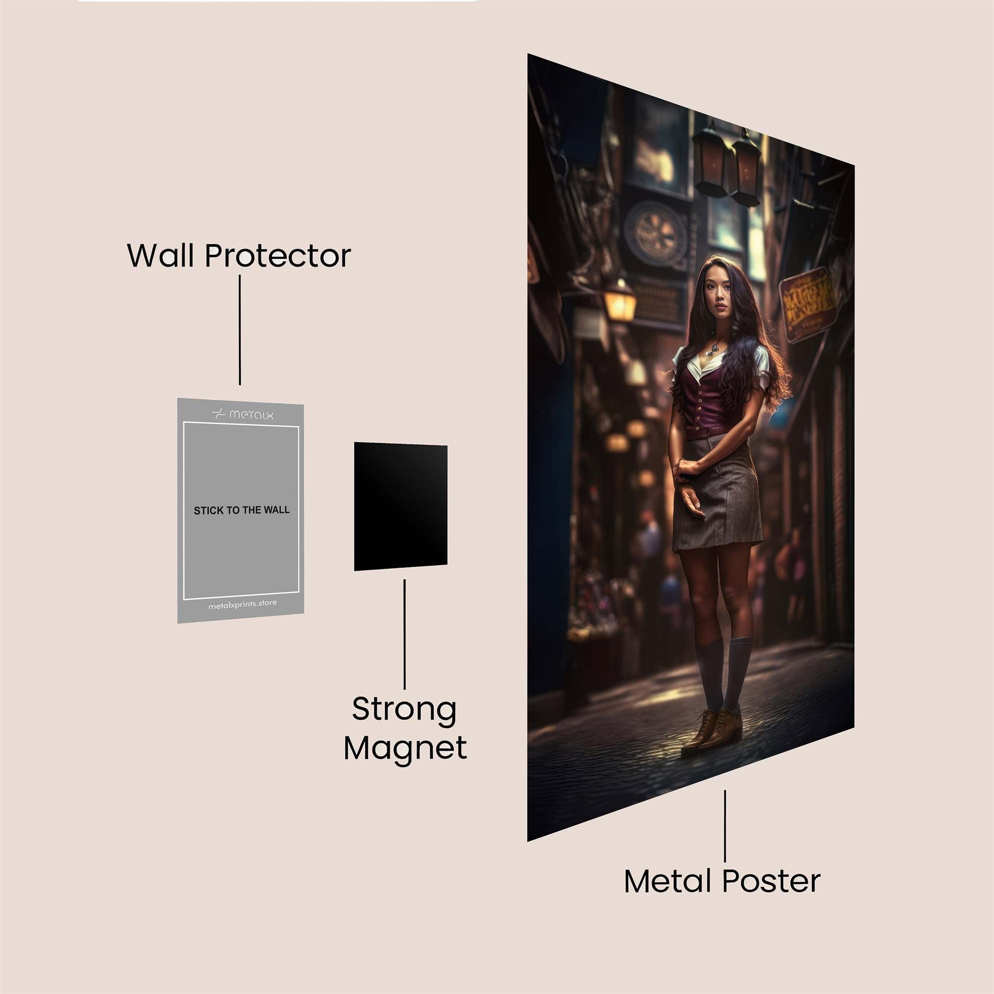 Mystic Alley Safe Wall Magnetic / M