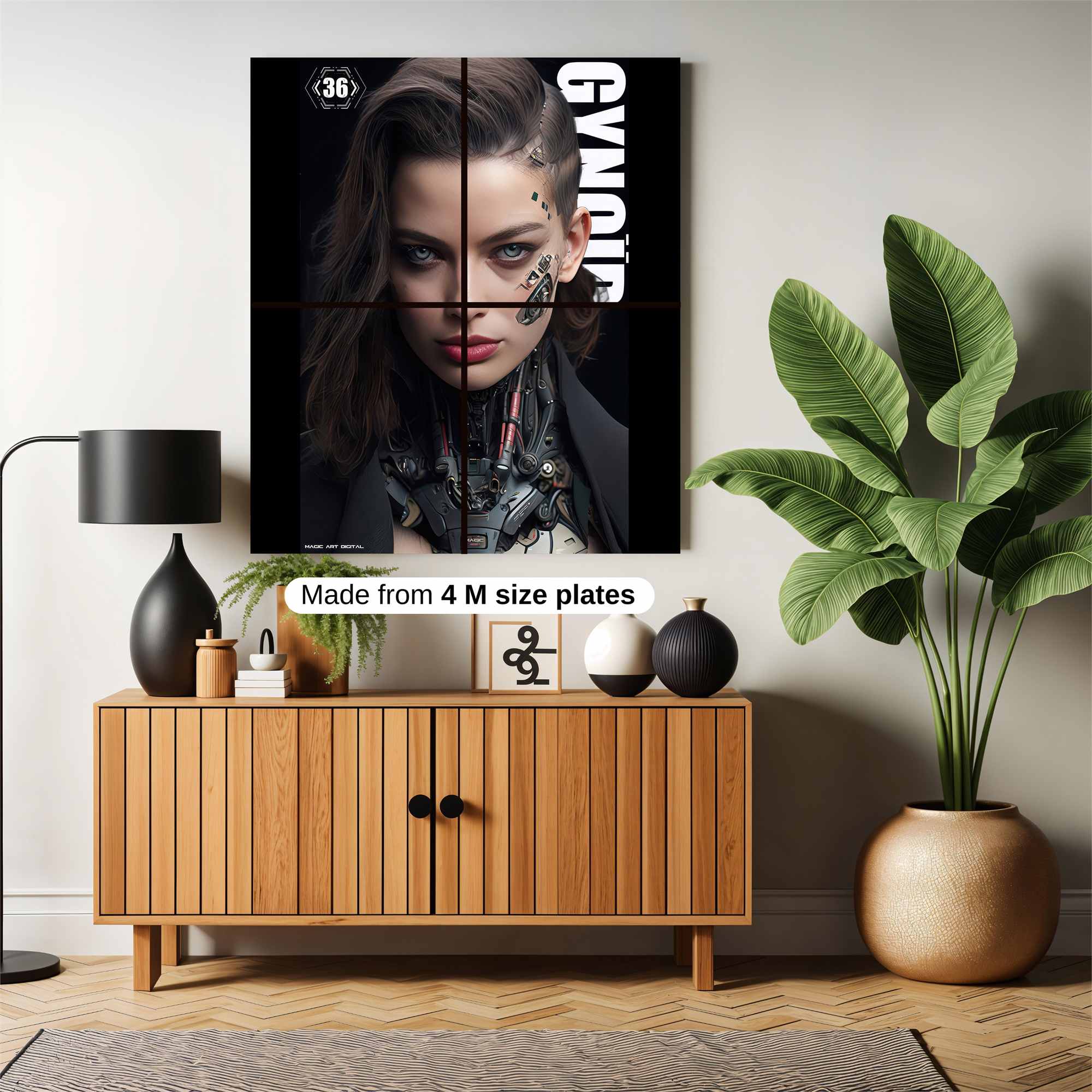 Cyber Enigma Safe Wall Magnetic / M